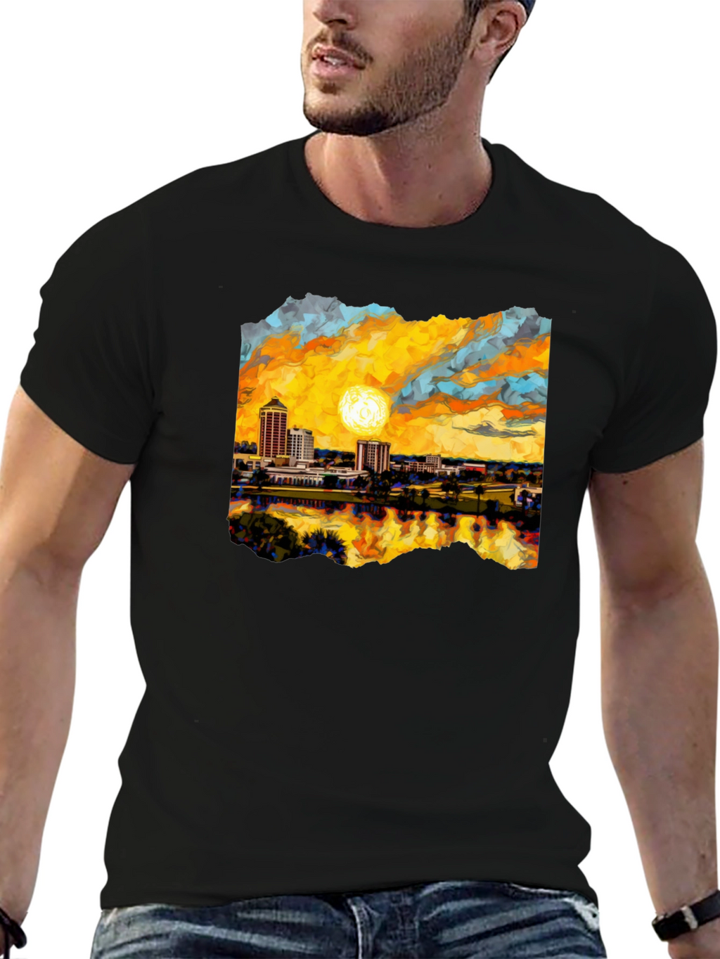 Jacksonville Florida Skyline T-Shirt