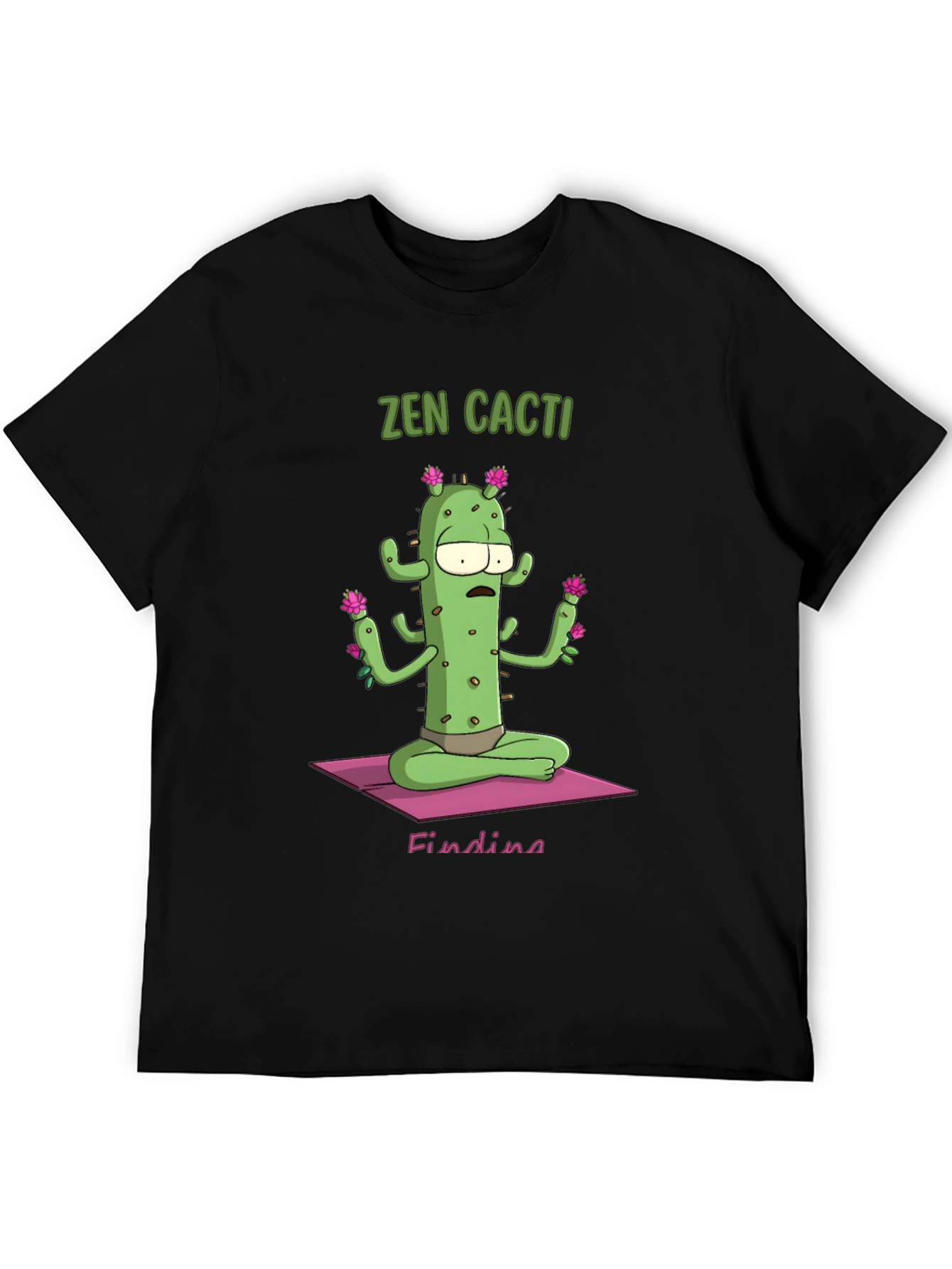 Zen Cactus Graphic T-Shirt - Relaxed Fit