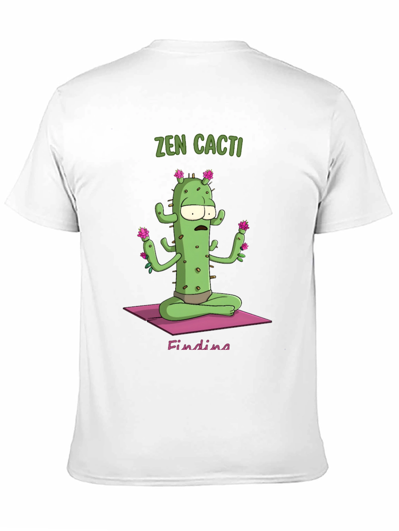 Zen Cactus Graphic T-Shirt - Relaxed Fit