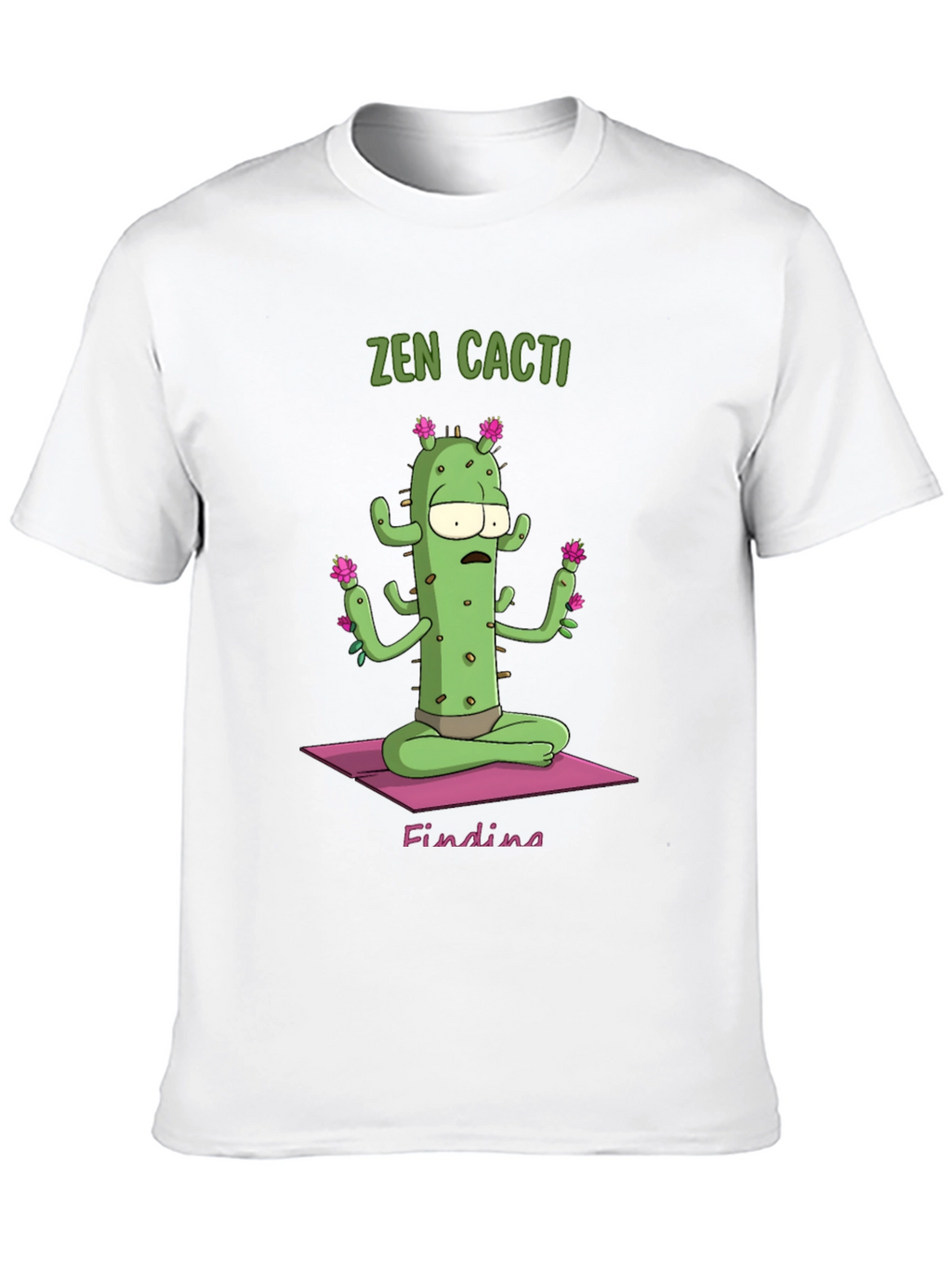 Zen Cactus Graphic T-Shirt - Relaxed Fit