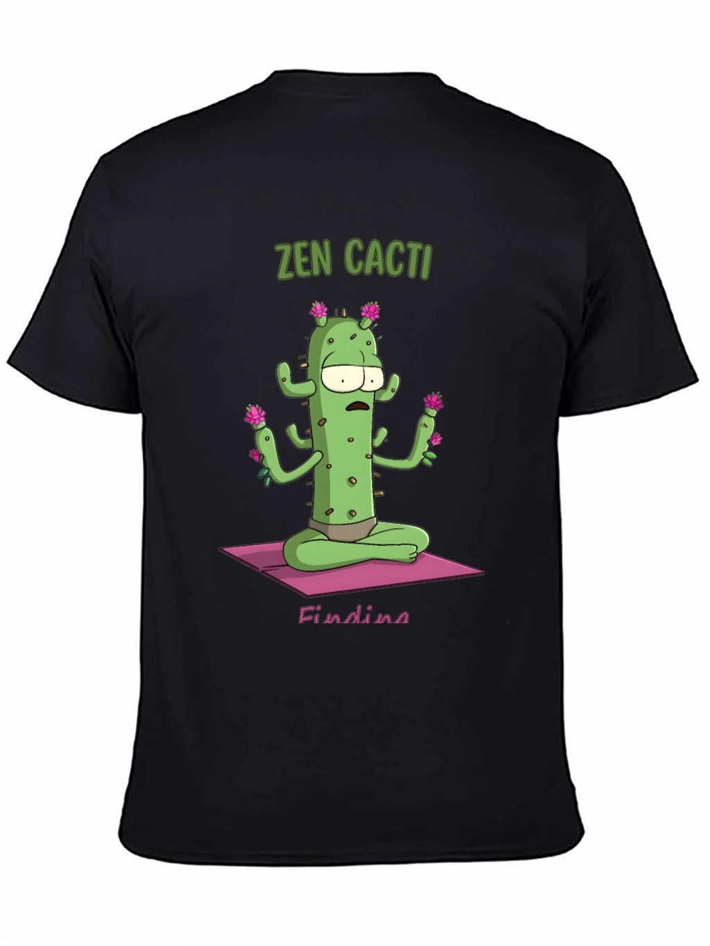 Zen Cactus Graphic T-Shirt - Relaxed Fit