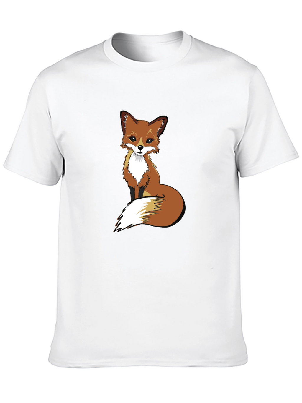 Fox Graphic Print T-Shirt | Casual Tee