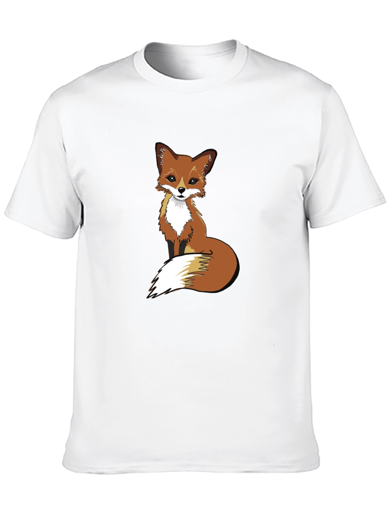 Fox Graphic Print T-Shirt | Casual Tee