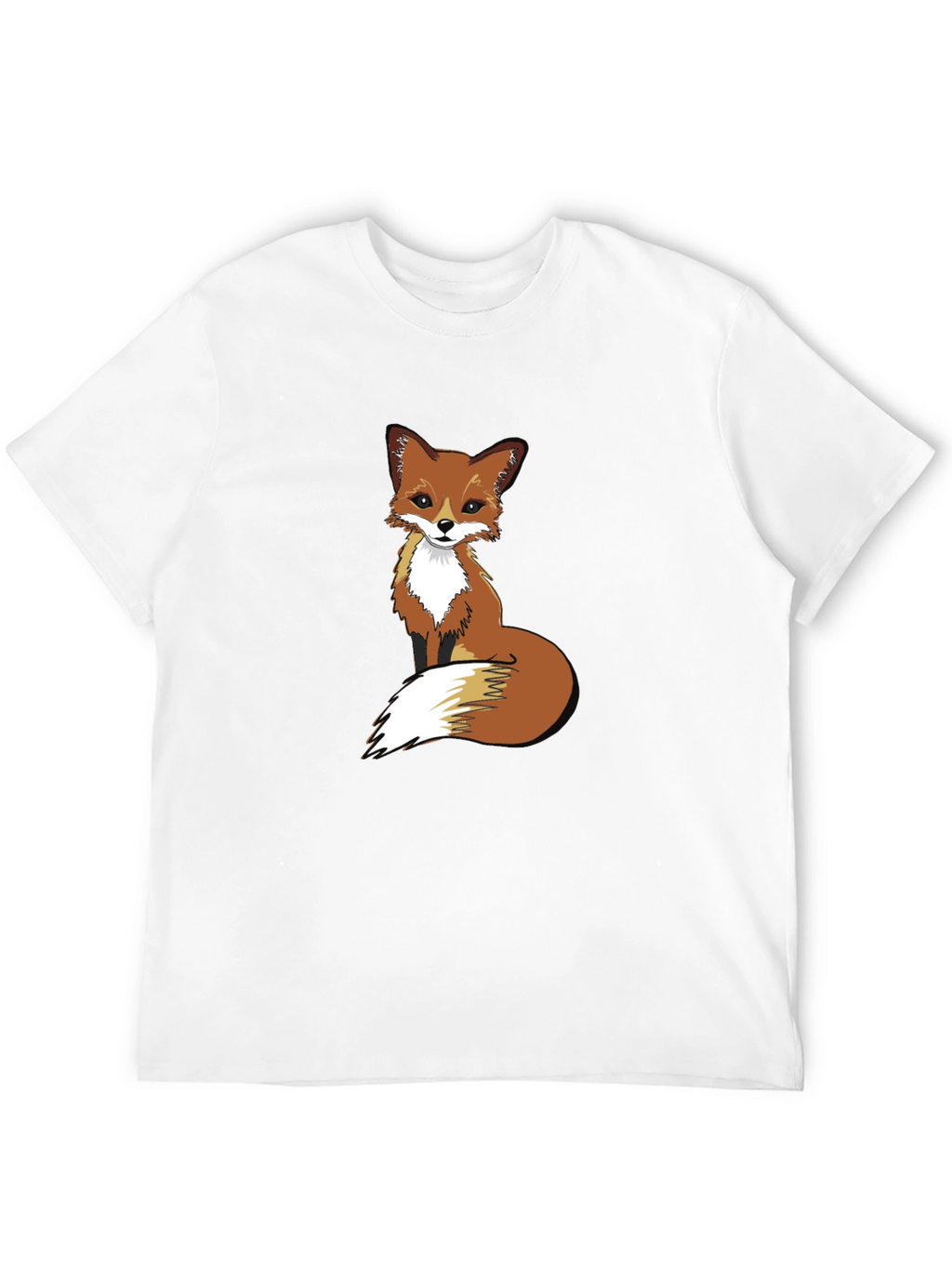 Fox Graphic Print T-Shirt | Casual Tee