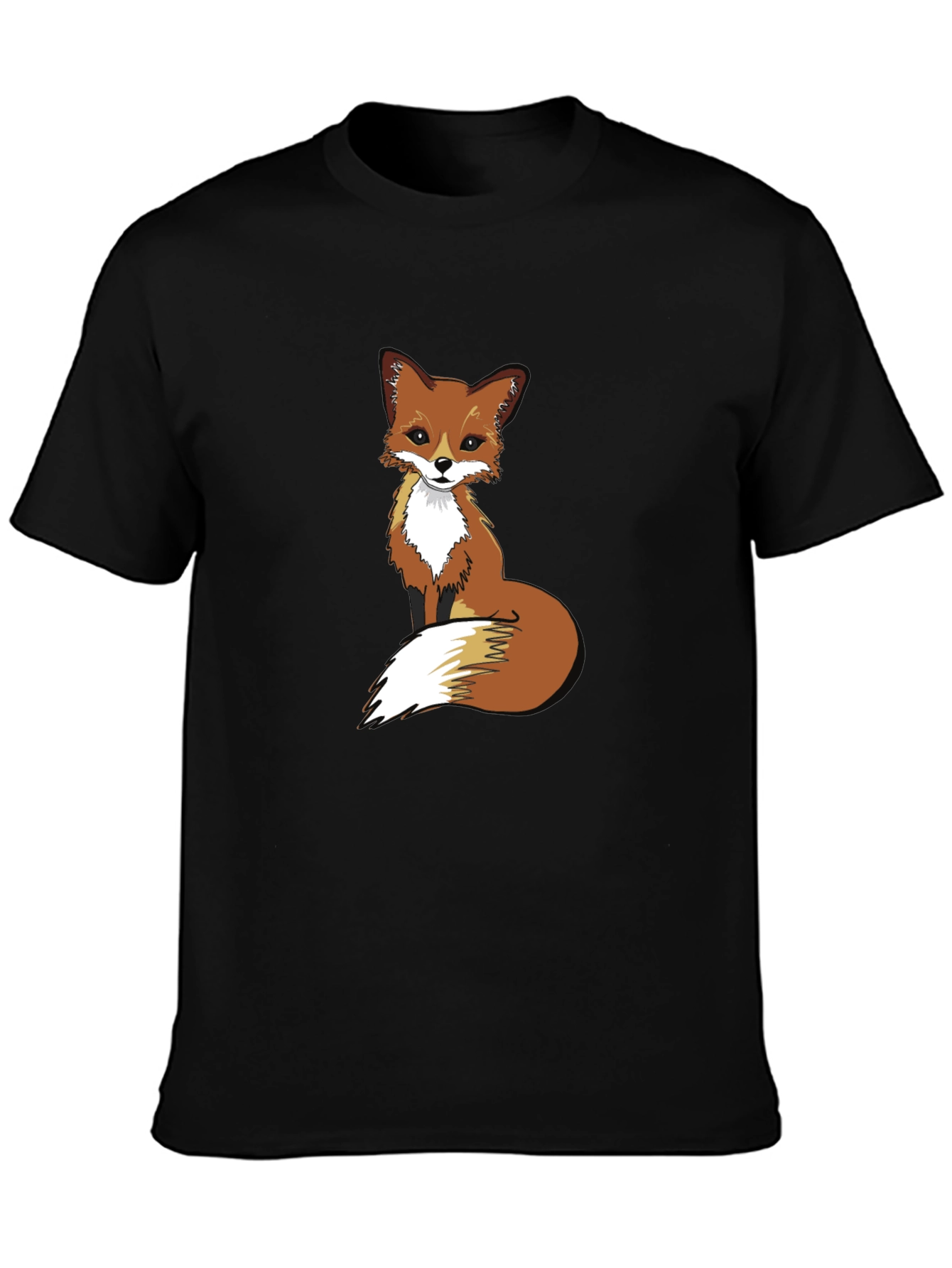 Fox Graphic Print T-Shirt | Casual Tee
