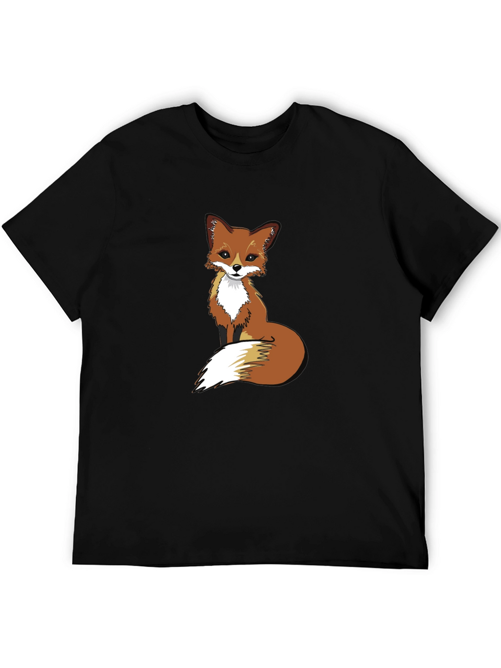 Fox Graphic Print T-Shirt | Casual Tee