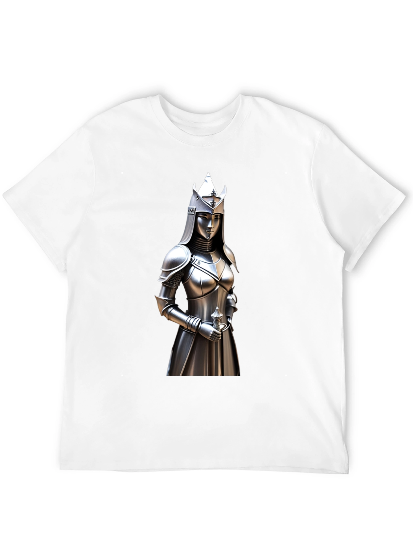 Knight Woman Graphic Tee - Medieval Style