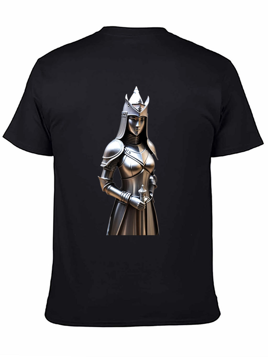 Knight Woman Graphic Tee - Medieval Style