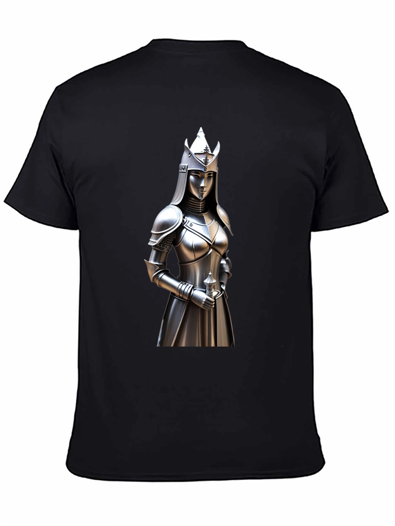Knight Woman Graphic Tee - Medieval Style