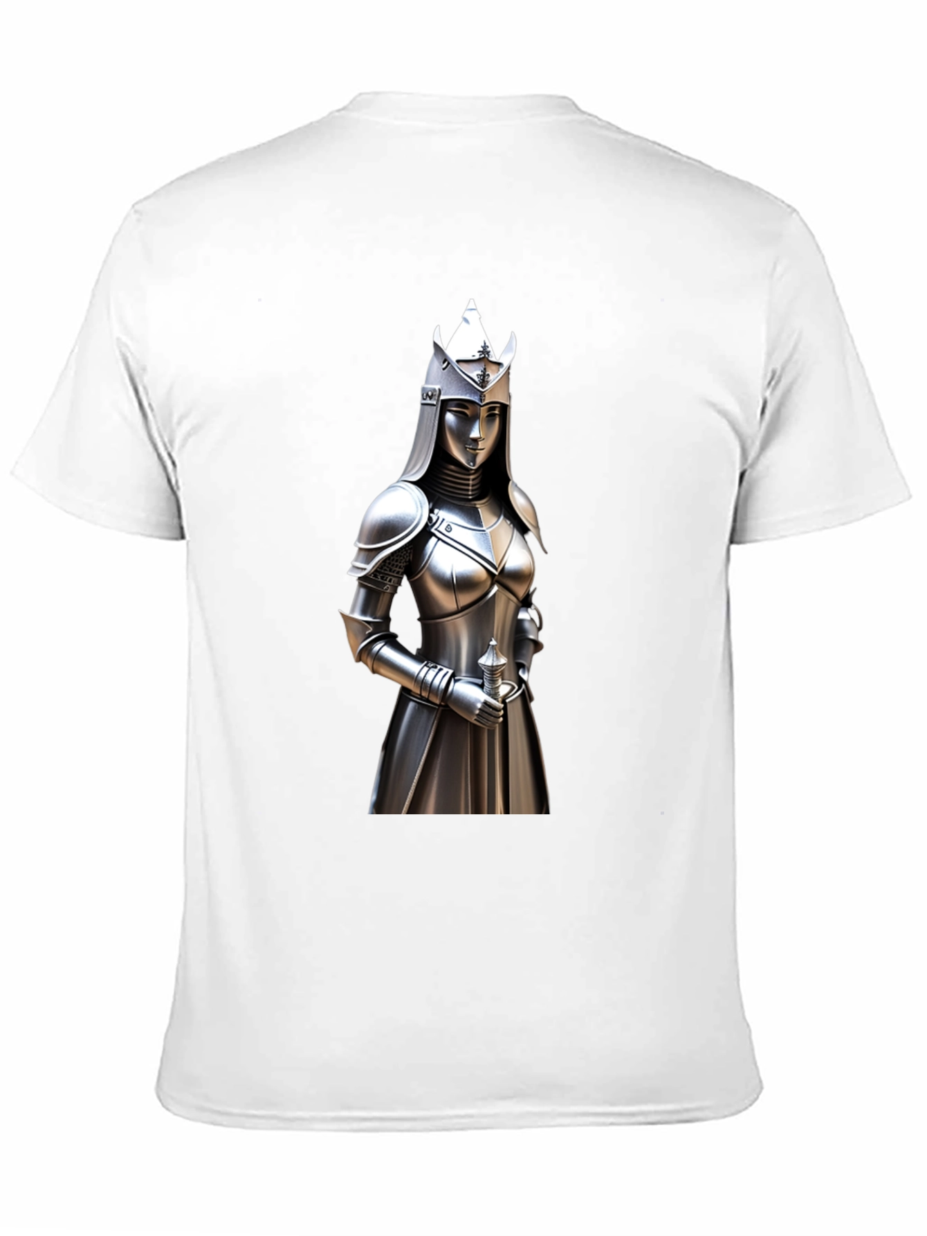 Knight Woman Graphic Tee - Medieval Style