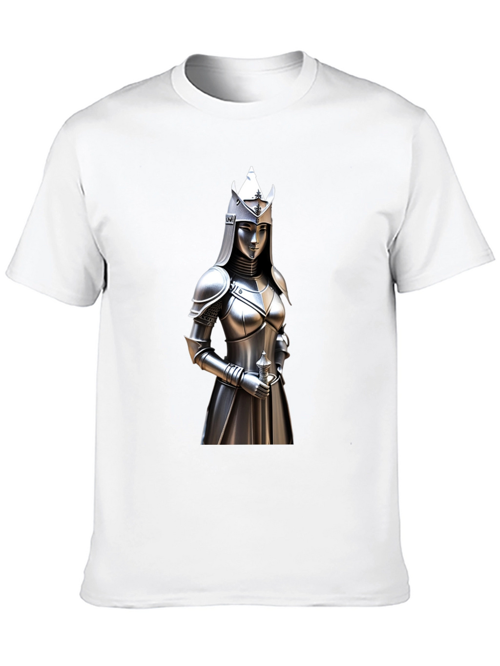 Knight Woman Graphic Tee - Medieval Style