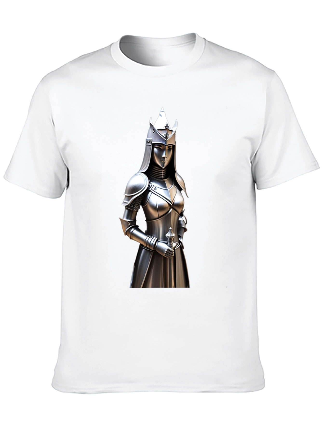 Knight Woman Graphic Tee - Medieval Style