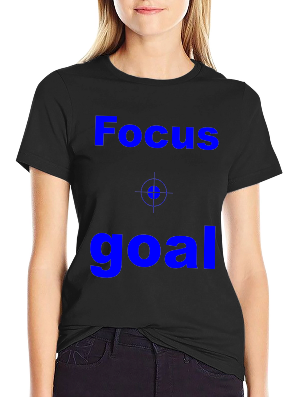 Focus Goal Black T-Shirt