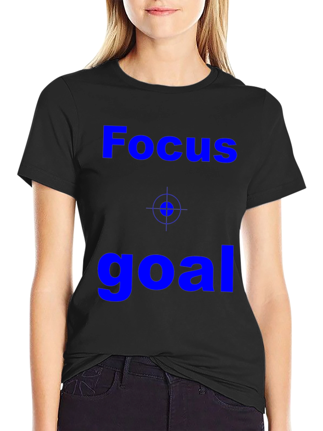 Focus Goal Black T-Shirt