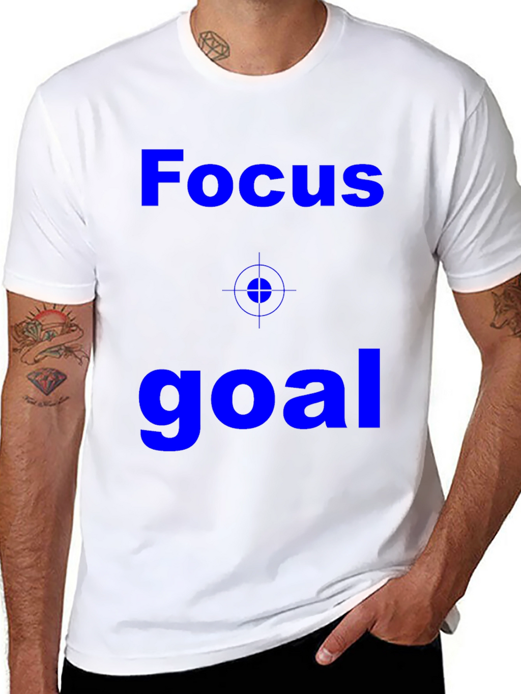 Focus Goal Black T-Shirt