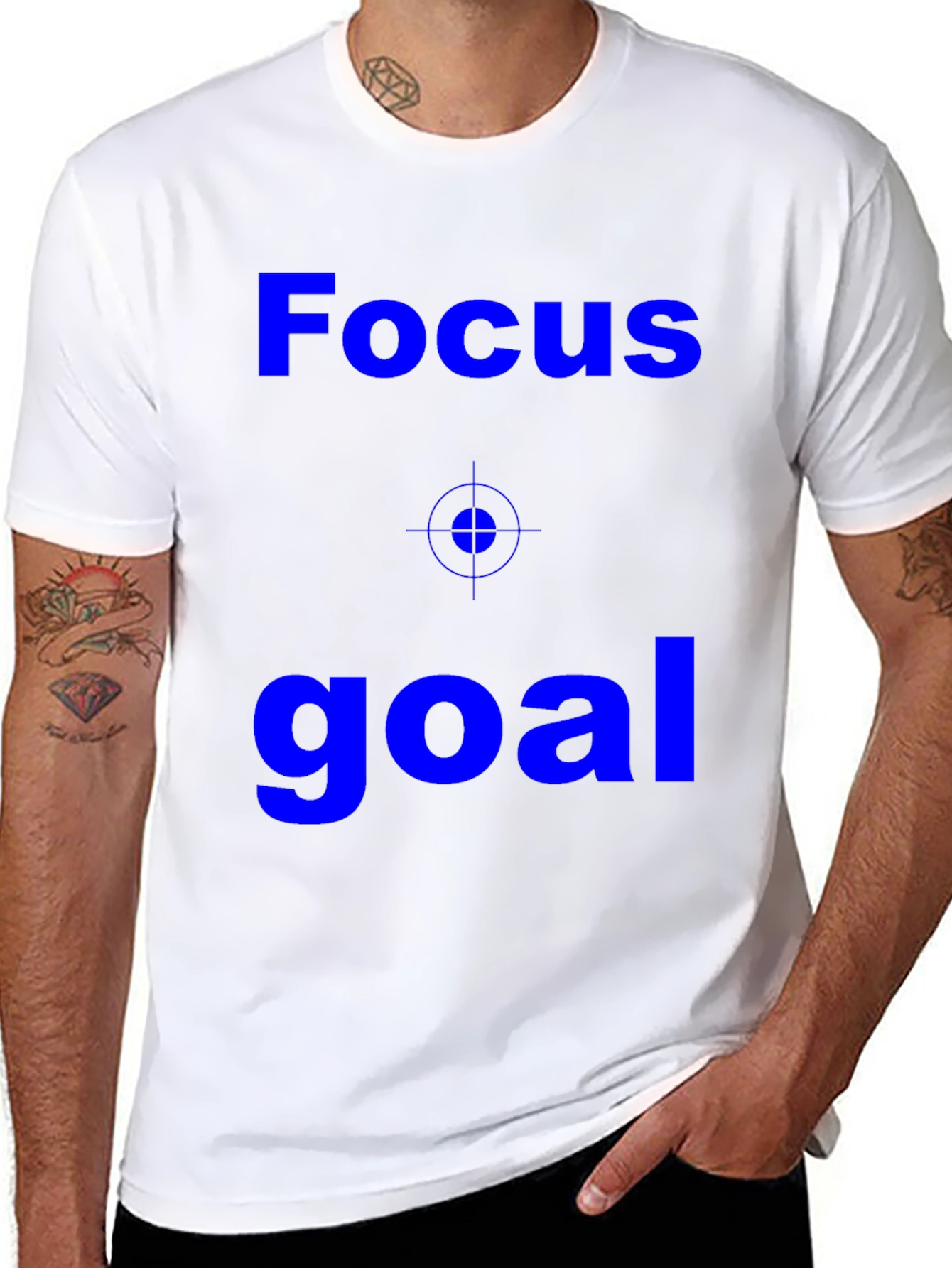 Focus Goal Black T-Shirt