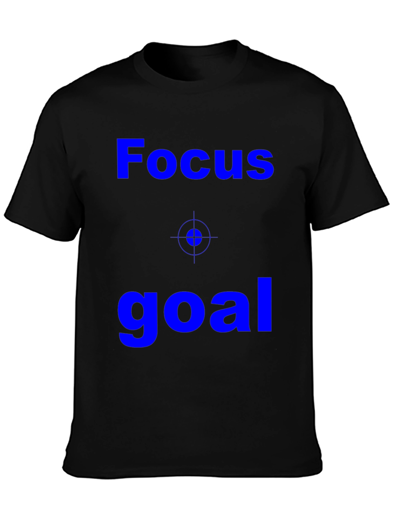 Focus Goal Black T-Shirt