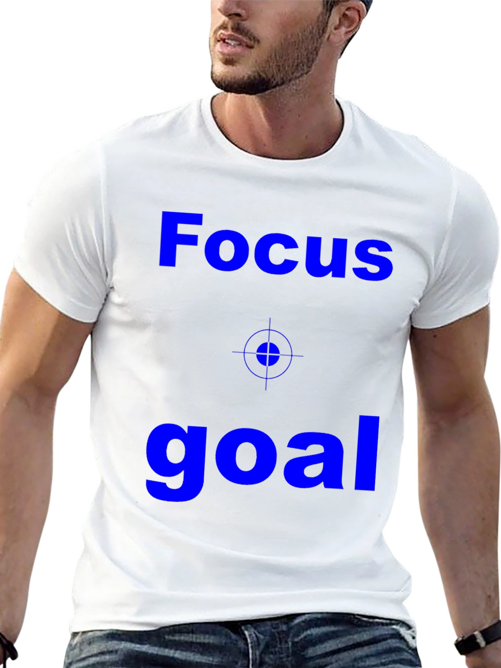 Focus Goal Black T-Shirt