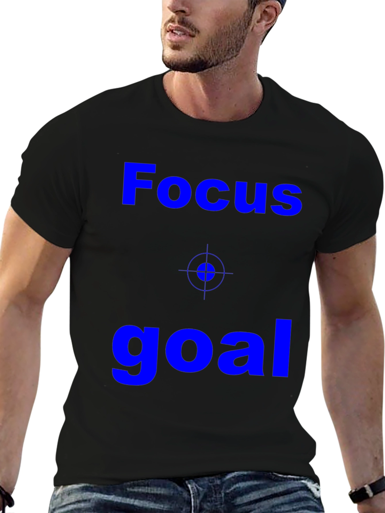 Focus Goal Black T-Shirt