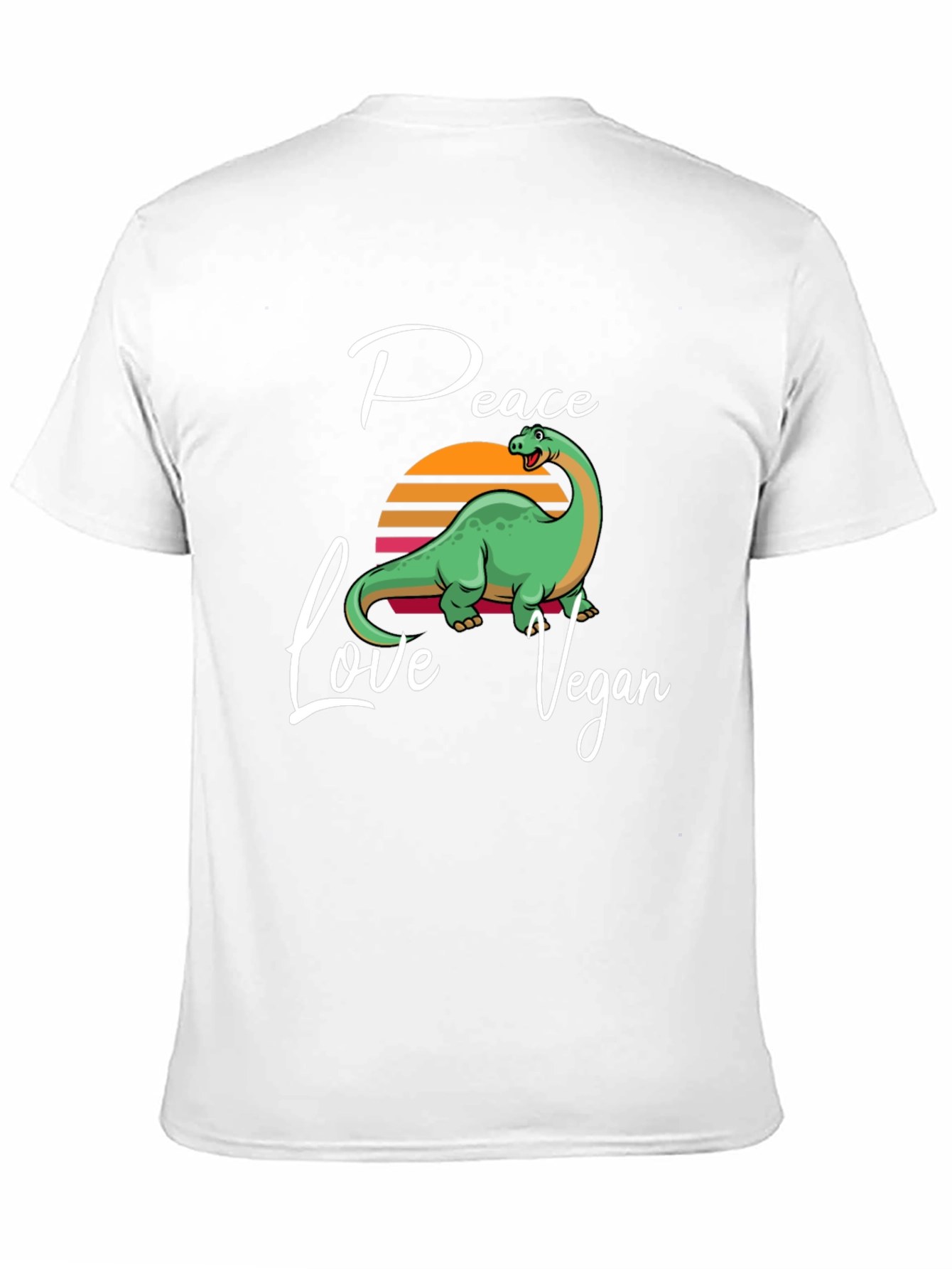 Peace Love Vegan Dinosaur T-Shirt