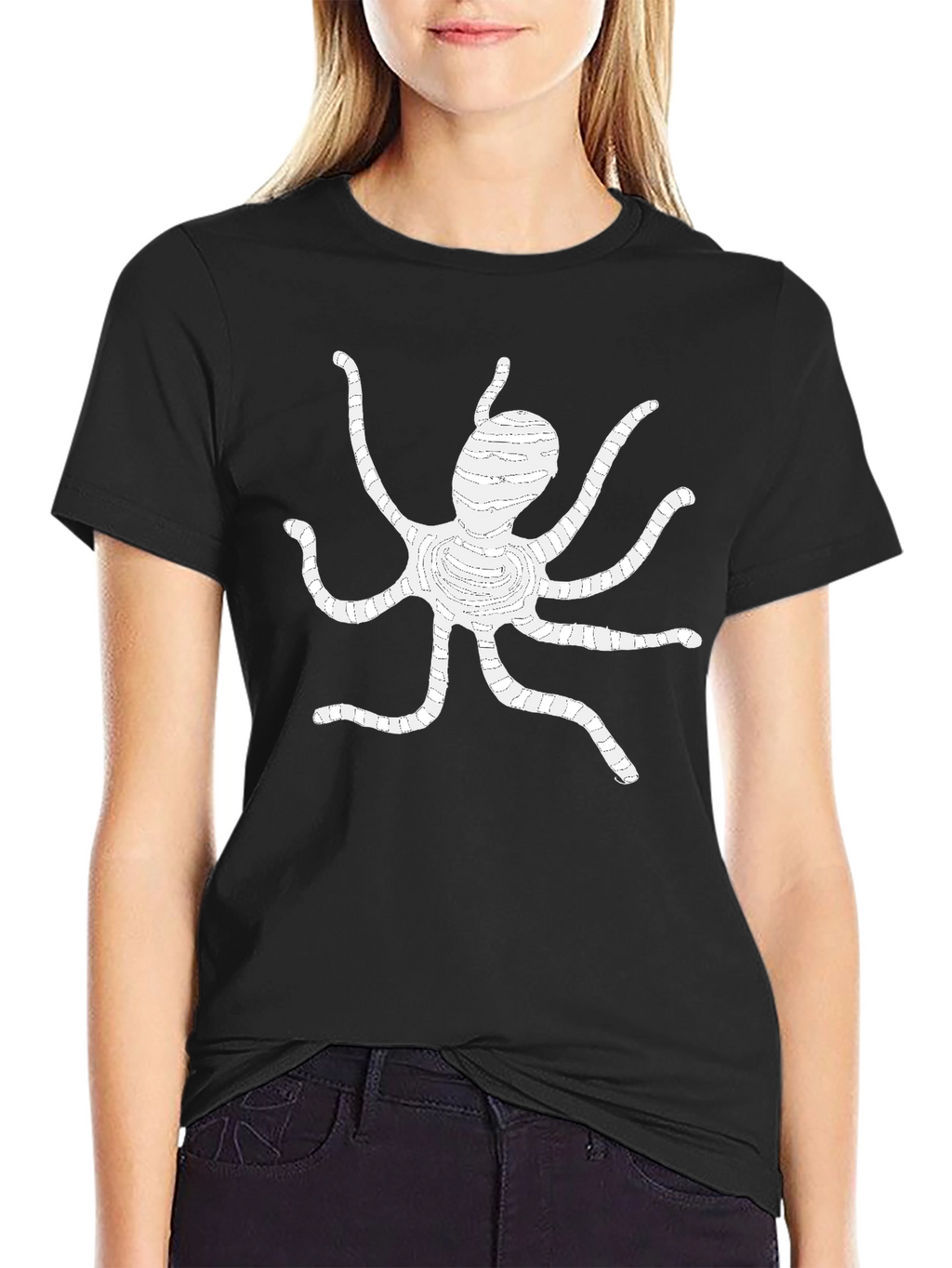 Black Octopus Graphic Tee