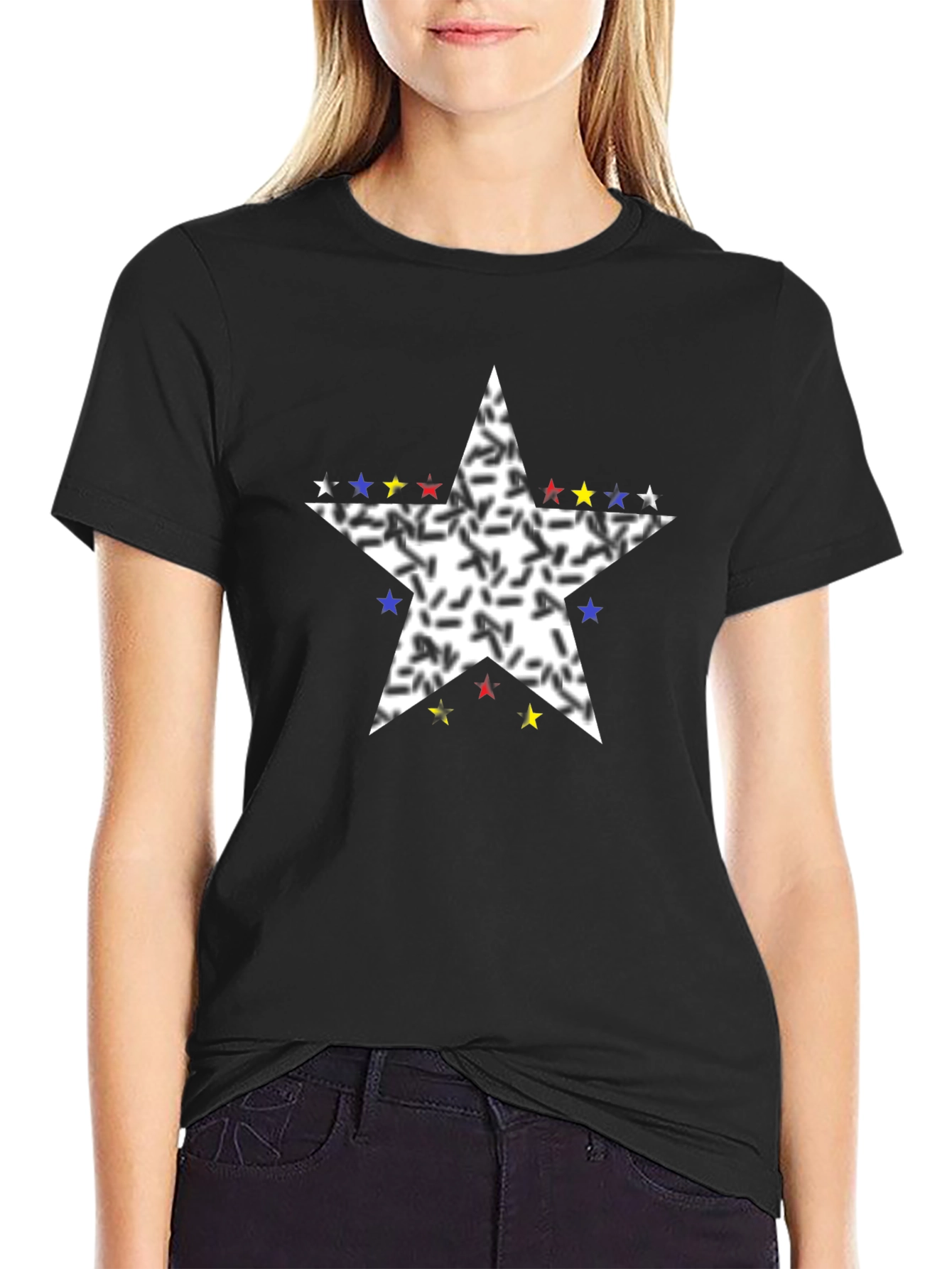 Star Graphic Black T-Shirt