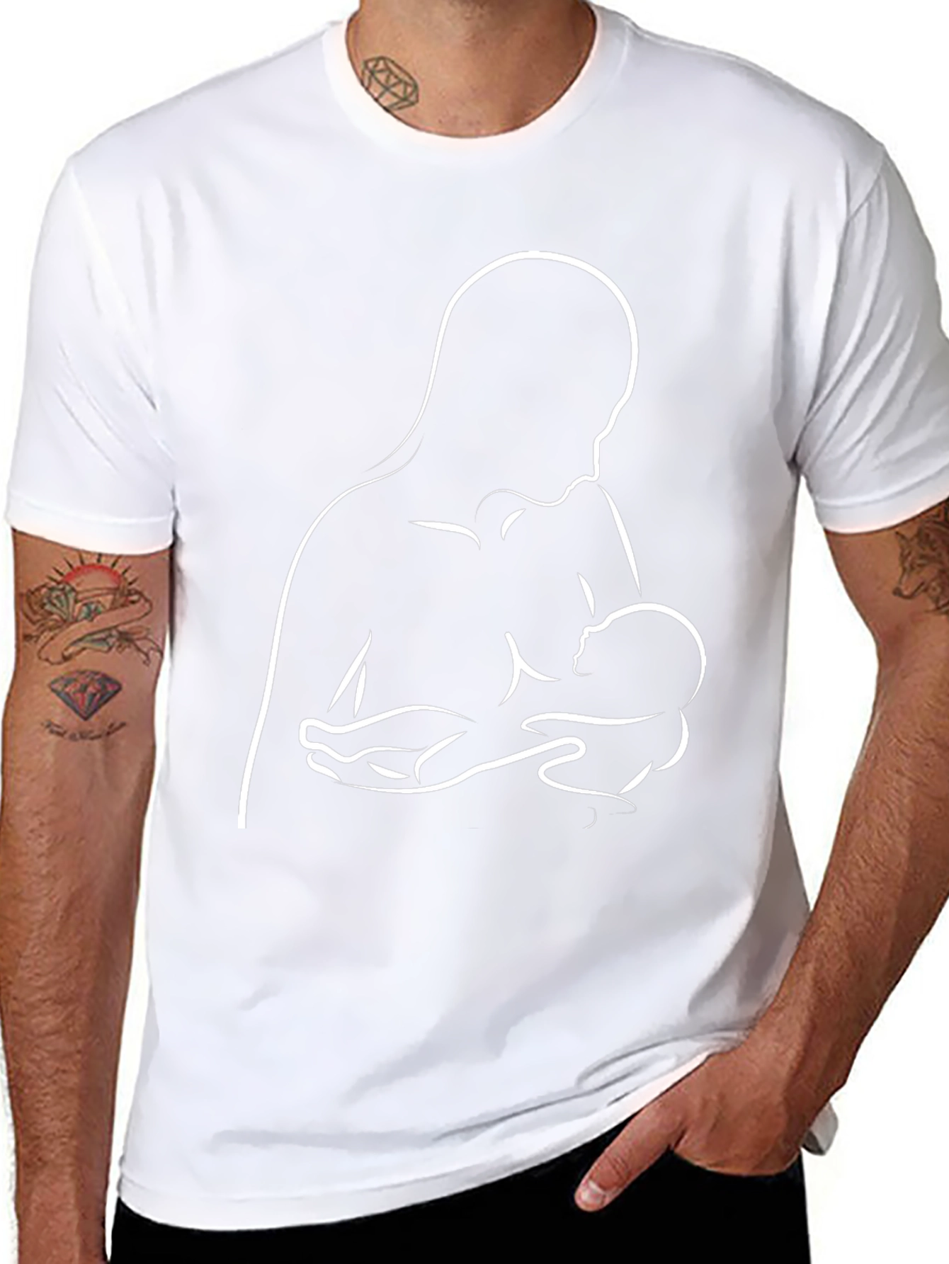 Breastfeeding Support Tee - Black