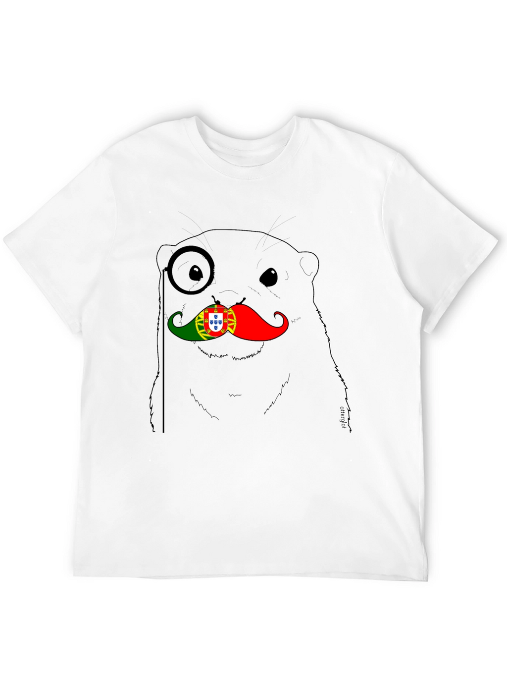 Portugal Otter Graphic T-Shirt