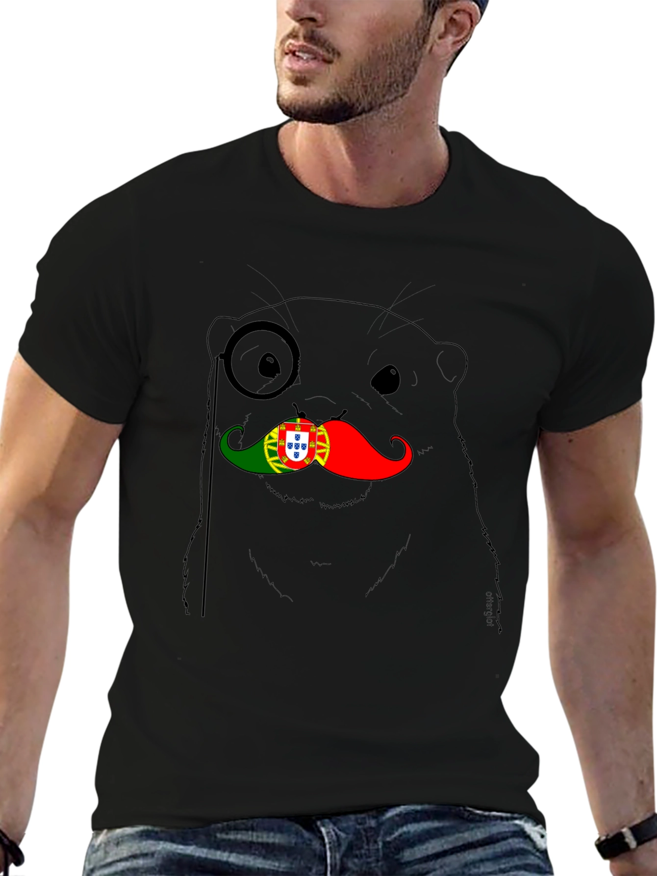 Portugal Otter Graphic T-Shirt