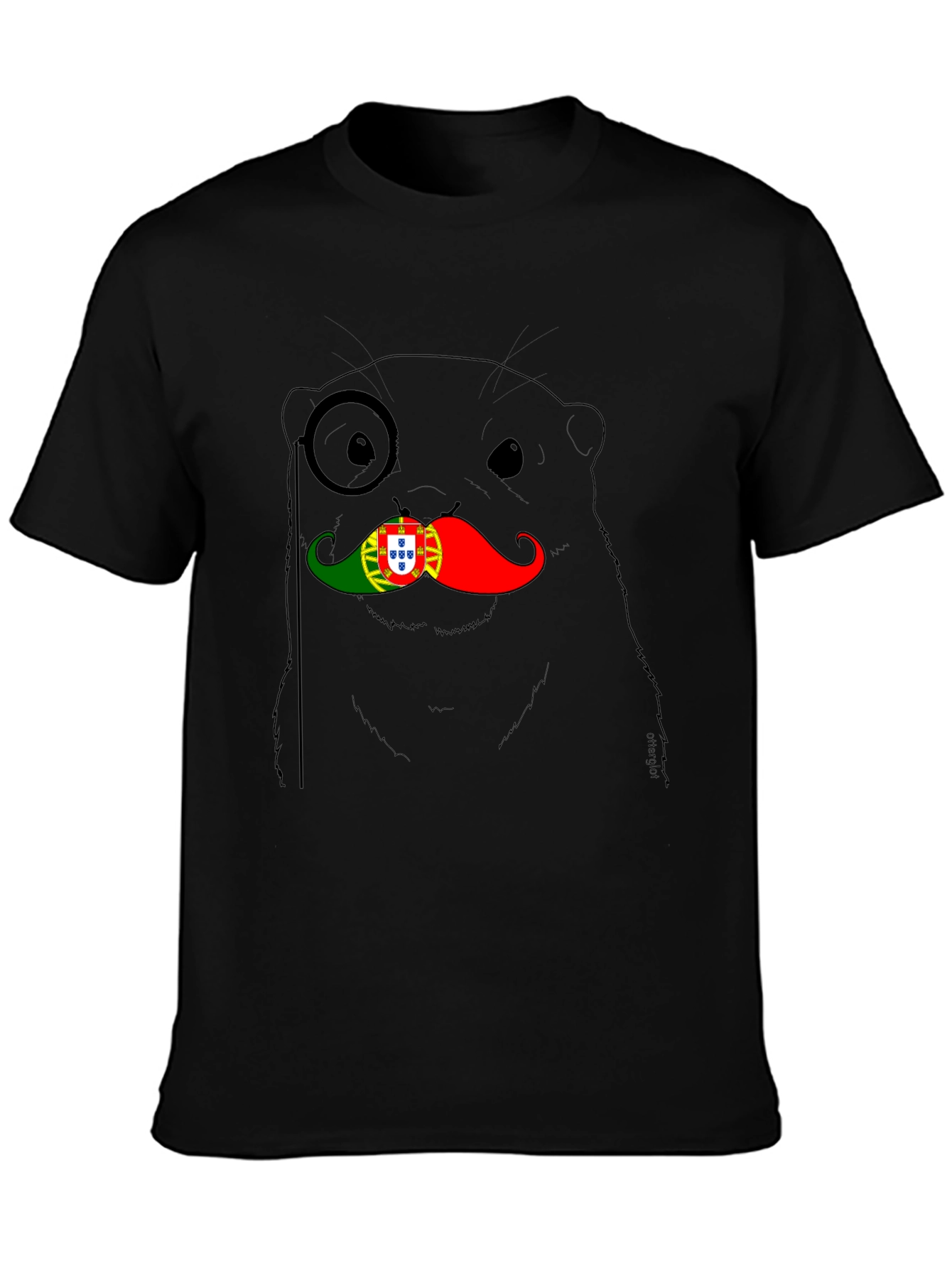 Portugal Otter Graphic T-Shirt