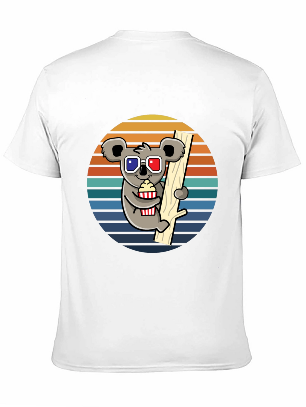 Koala Movie Night T-Shirt - Fun Graphic Tee