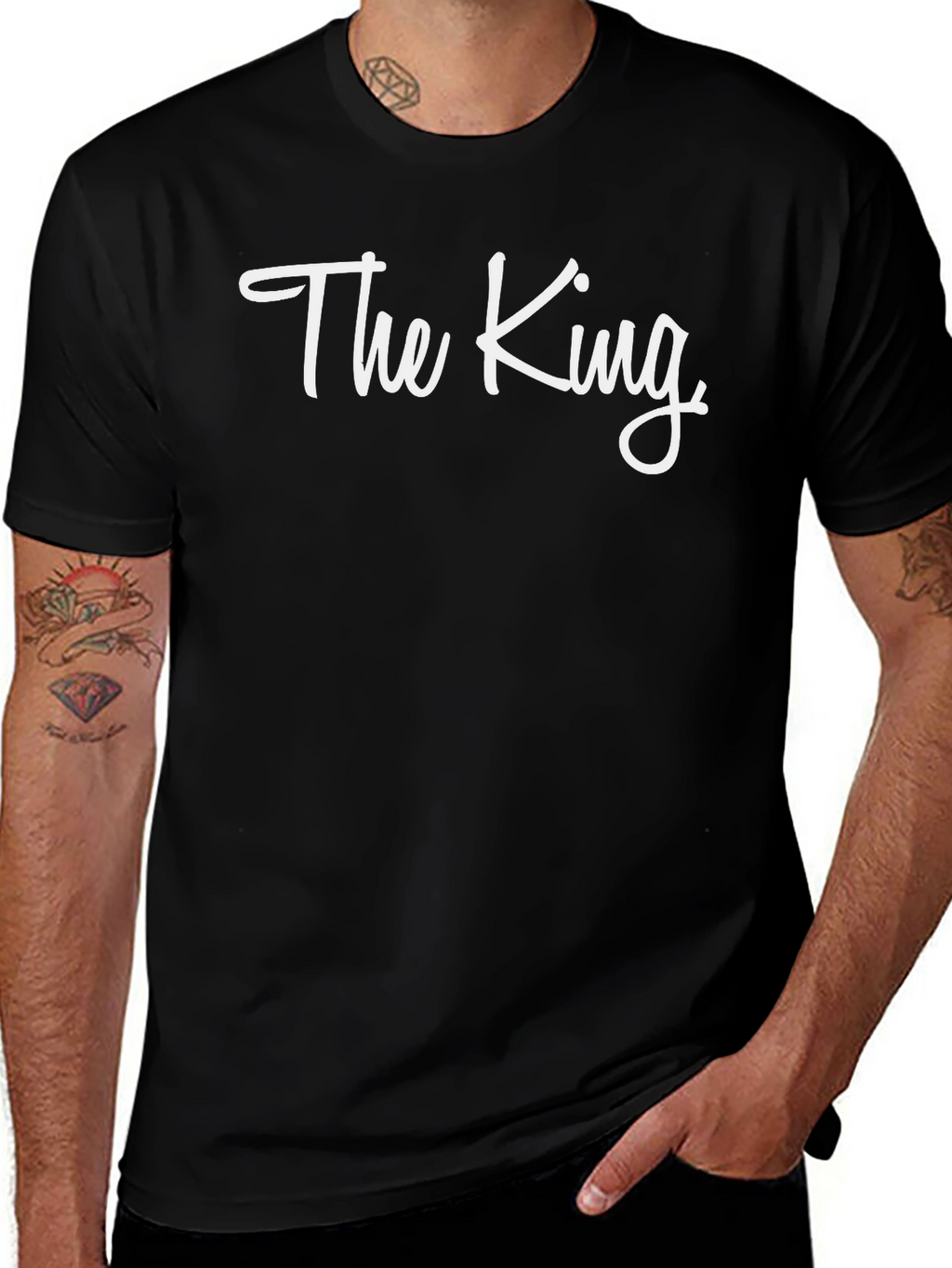 The King Graphic Tee - Premium Cotton