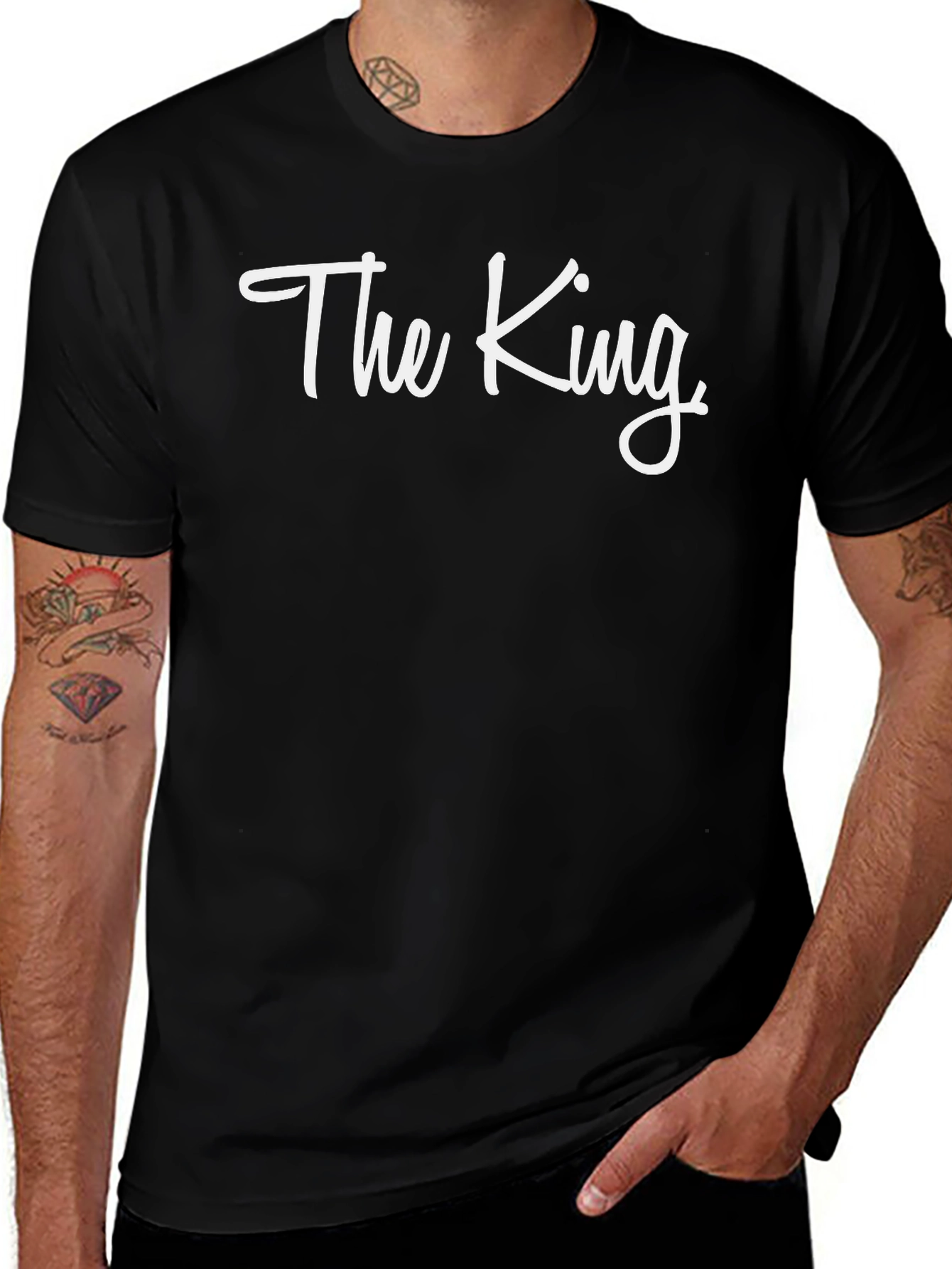The King Graphic Tee - Premium Cotton