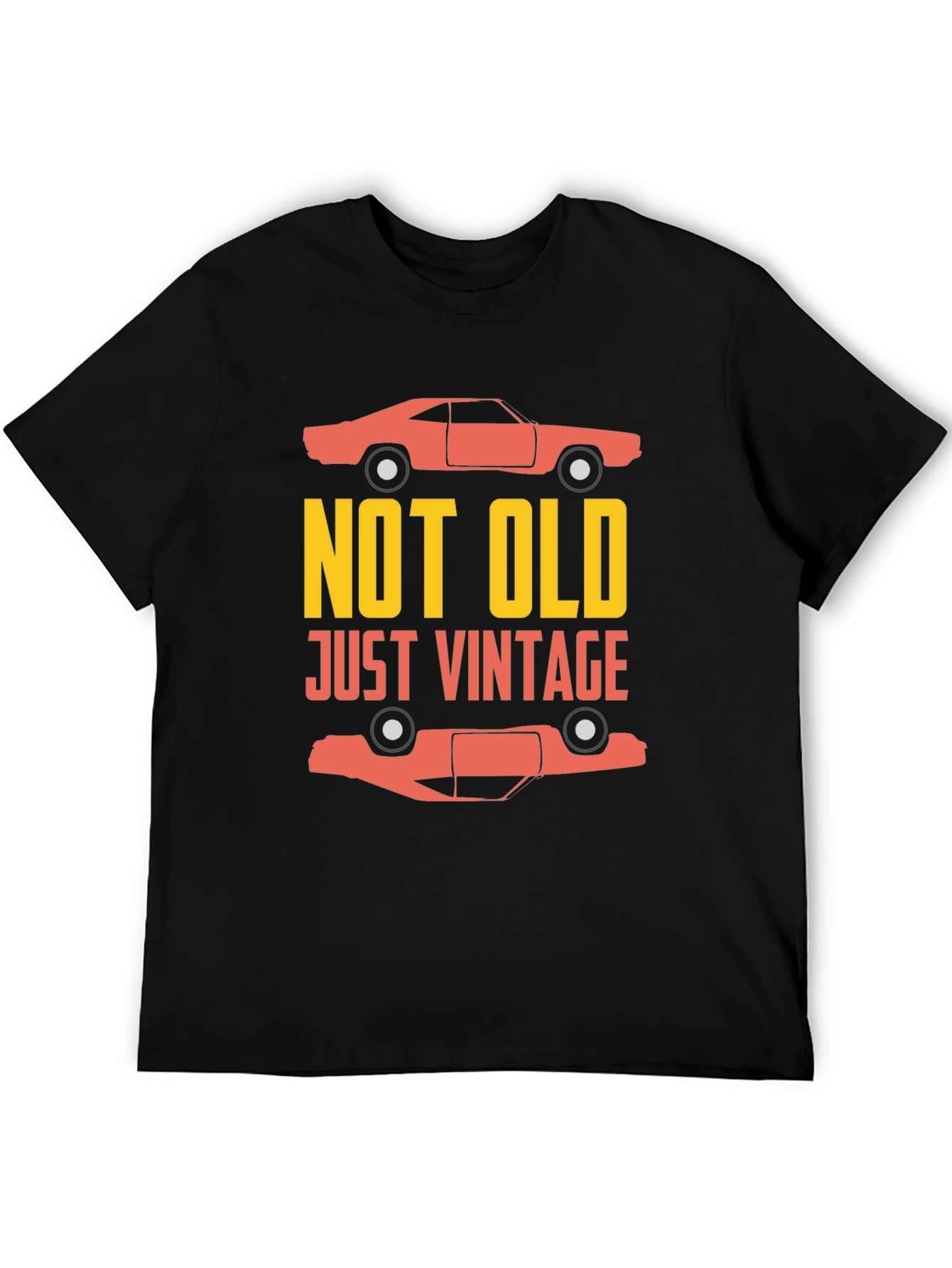 Vintage Car Graphic T-Shirt - Not Old Just Vintage