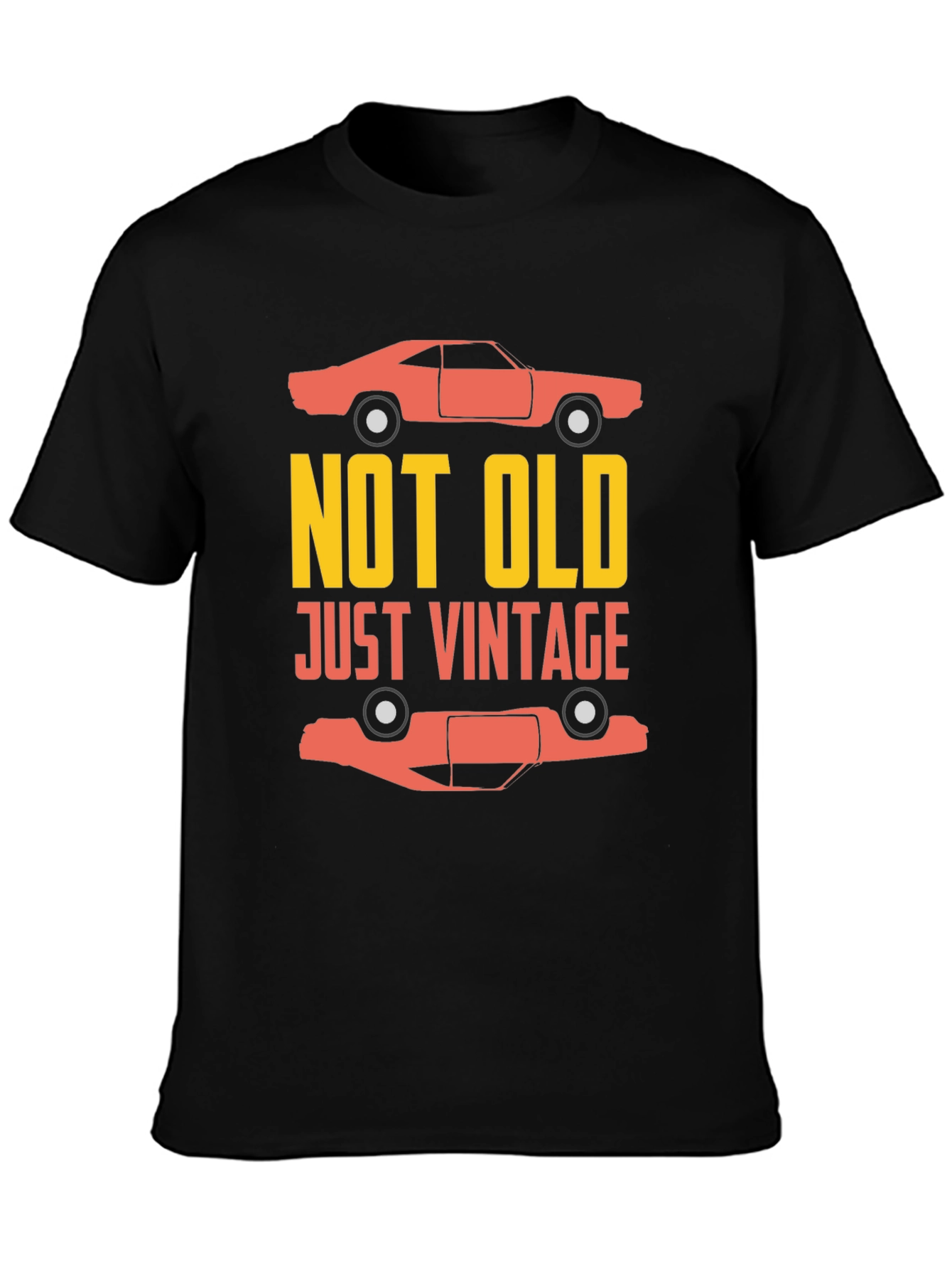 Vintage Car Graphic T-Shirt - Not Old Just Vintage