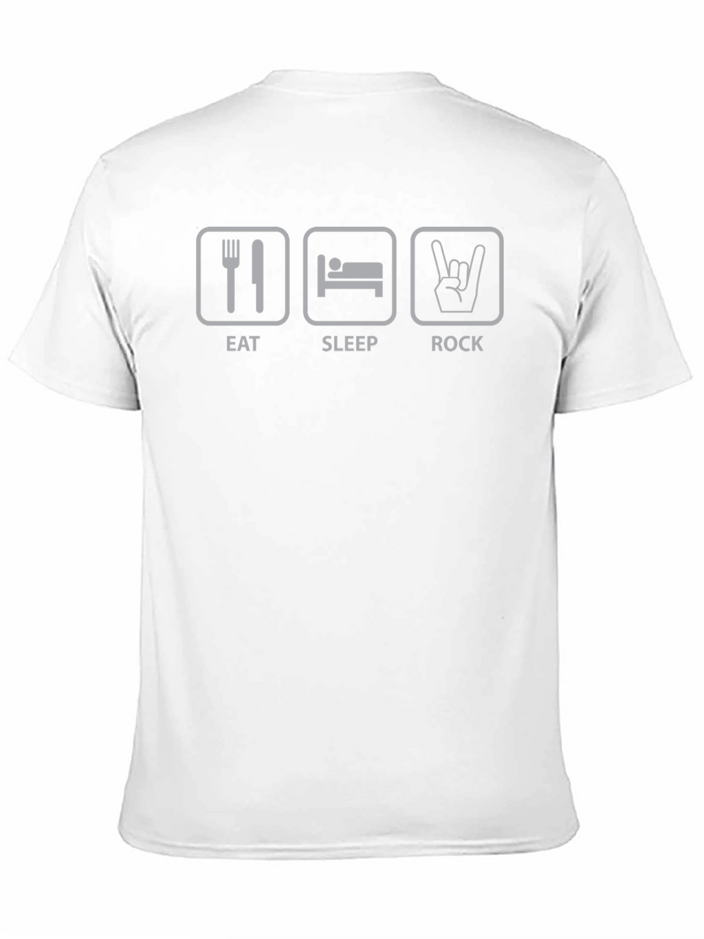 Eat Sleep Rock T-Shirt - Funny Music Lover Tee
