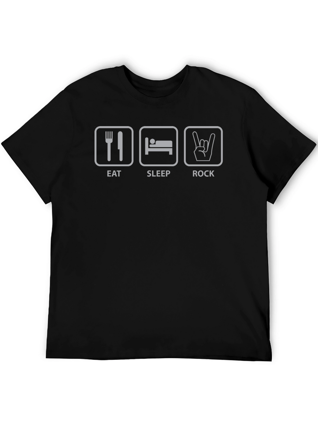 Eat Sleep Rock T-Shirt - Funny Music Lover Tee