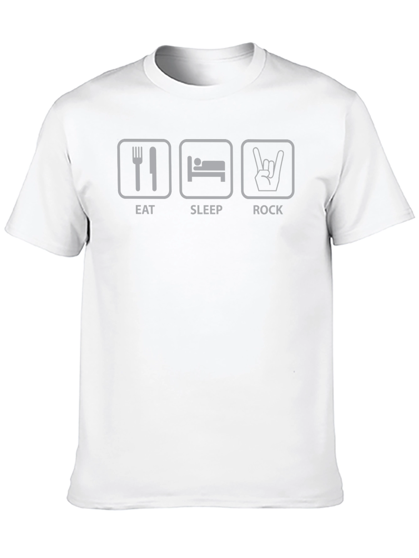 Eat Sleep Rock T-Shirt - Funny Music Lover Tee