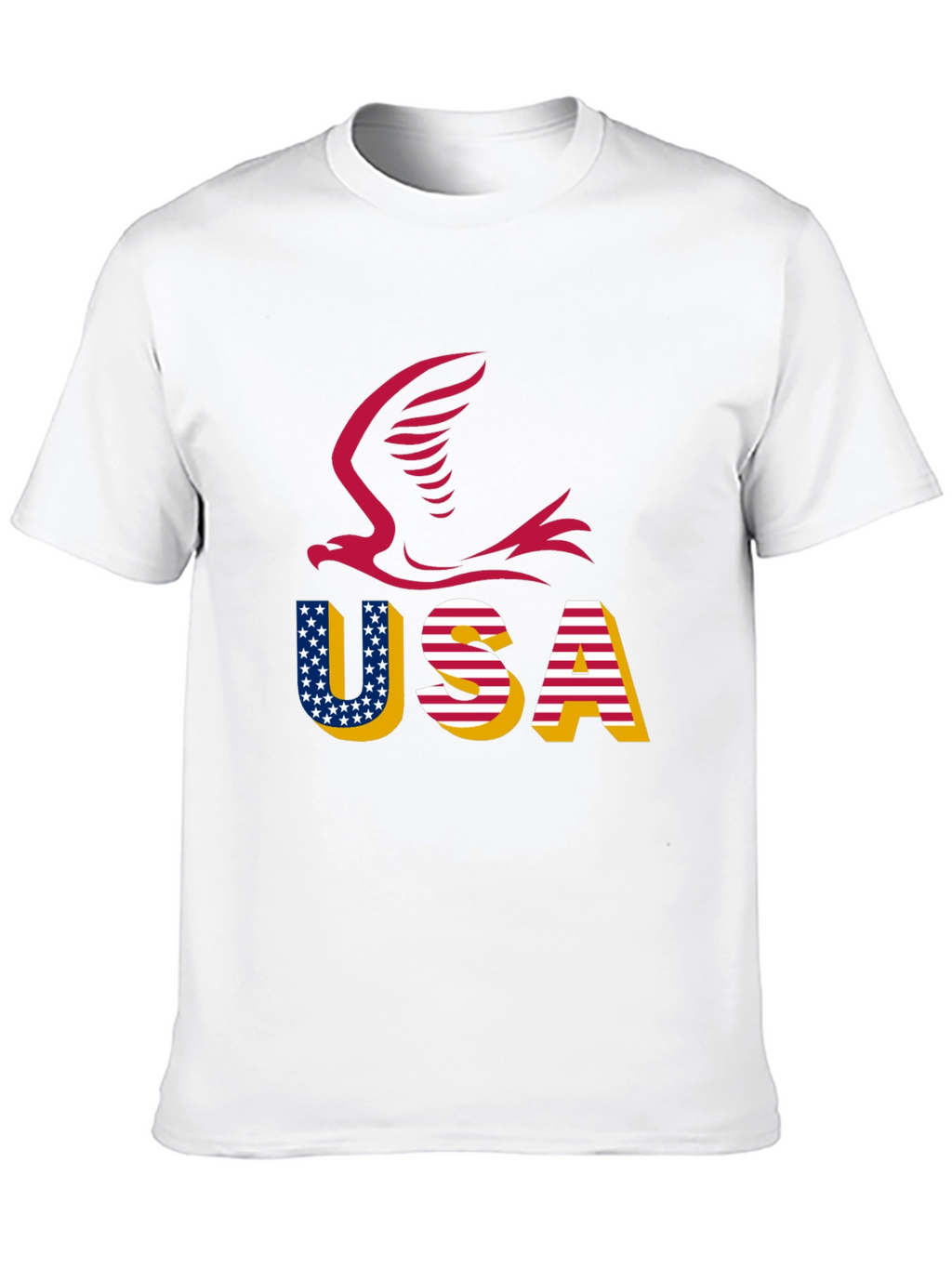 USA Eagle Graphic Tee - Patriotic Style