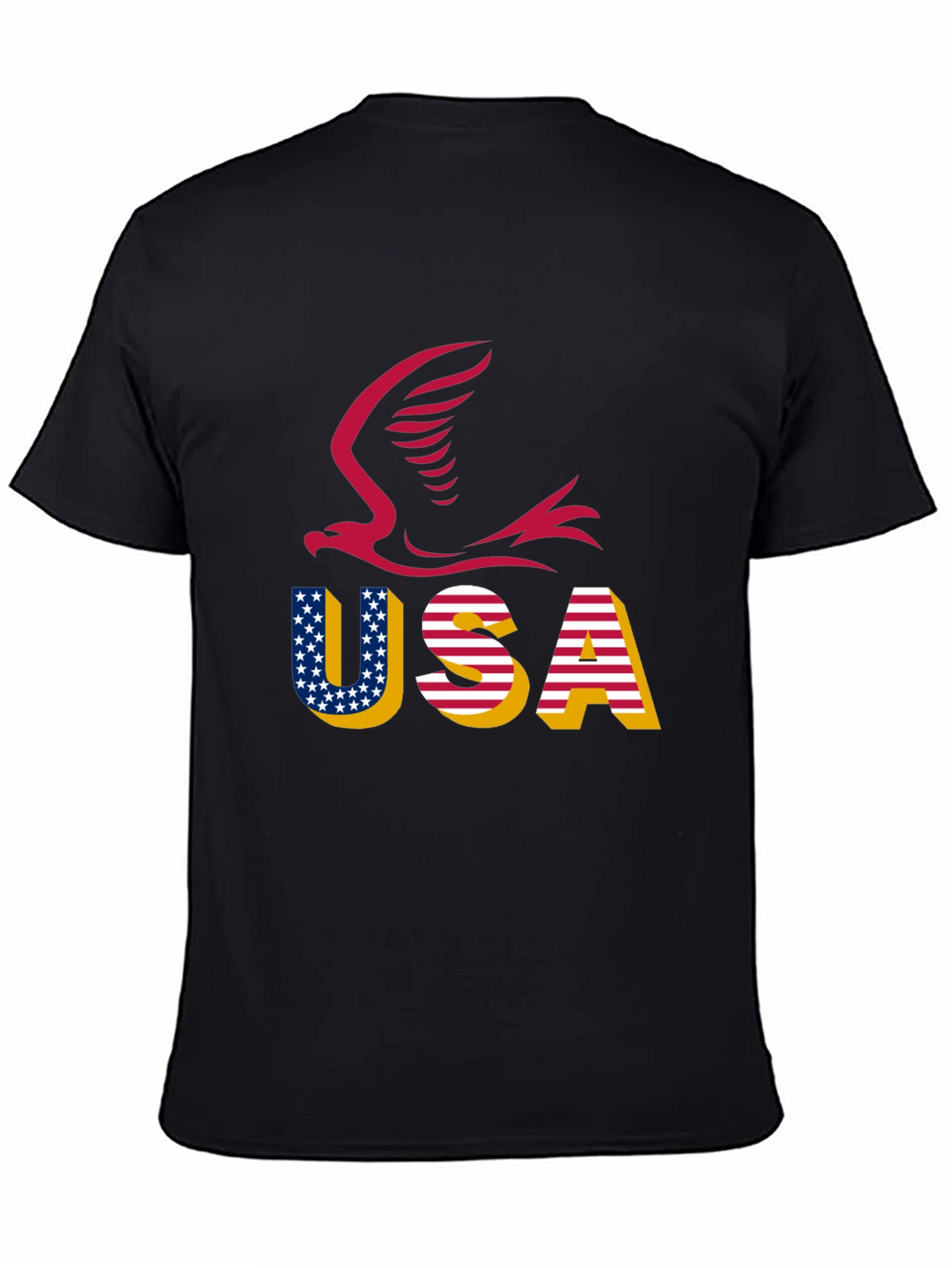 USA Eagle Graphic Tee - Patriotic Style