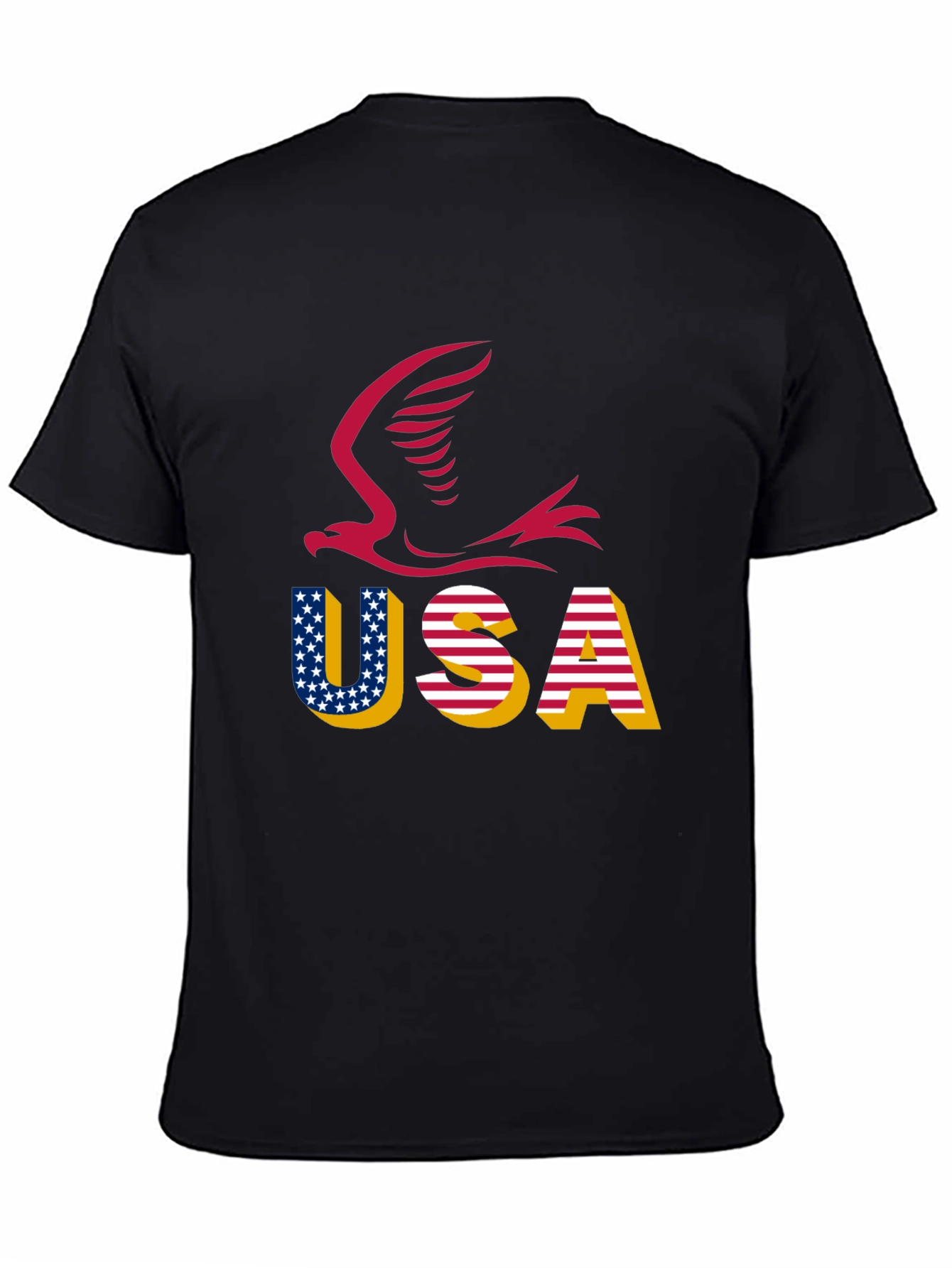 USA Eagle Graphic Tee - Patriotic Style
