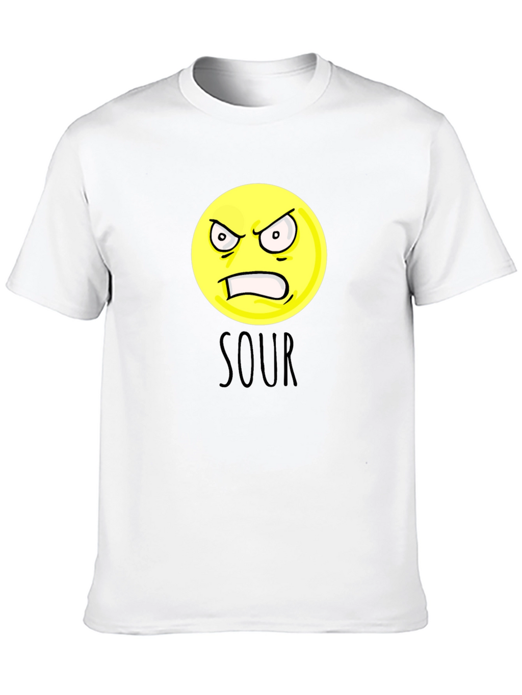 Sour Emoji Graphic T-Shirt - Unisex Cotton Tee