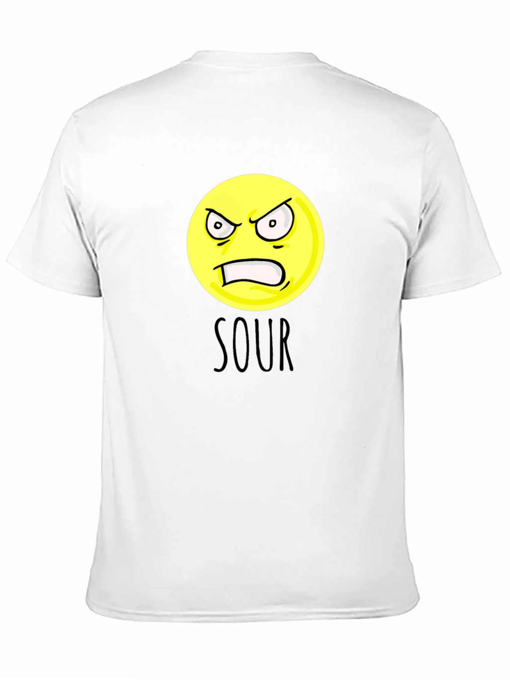 Sour Emoji Graphic T-Shirt - Unisex Cotton Tee