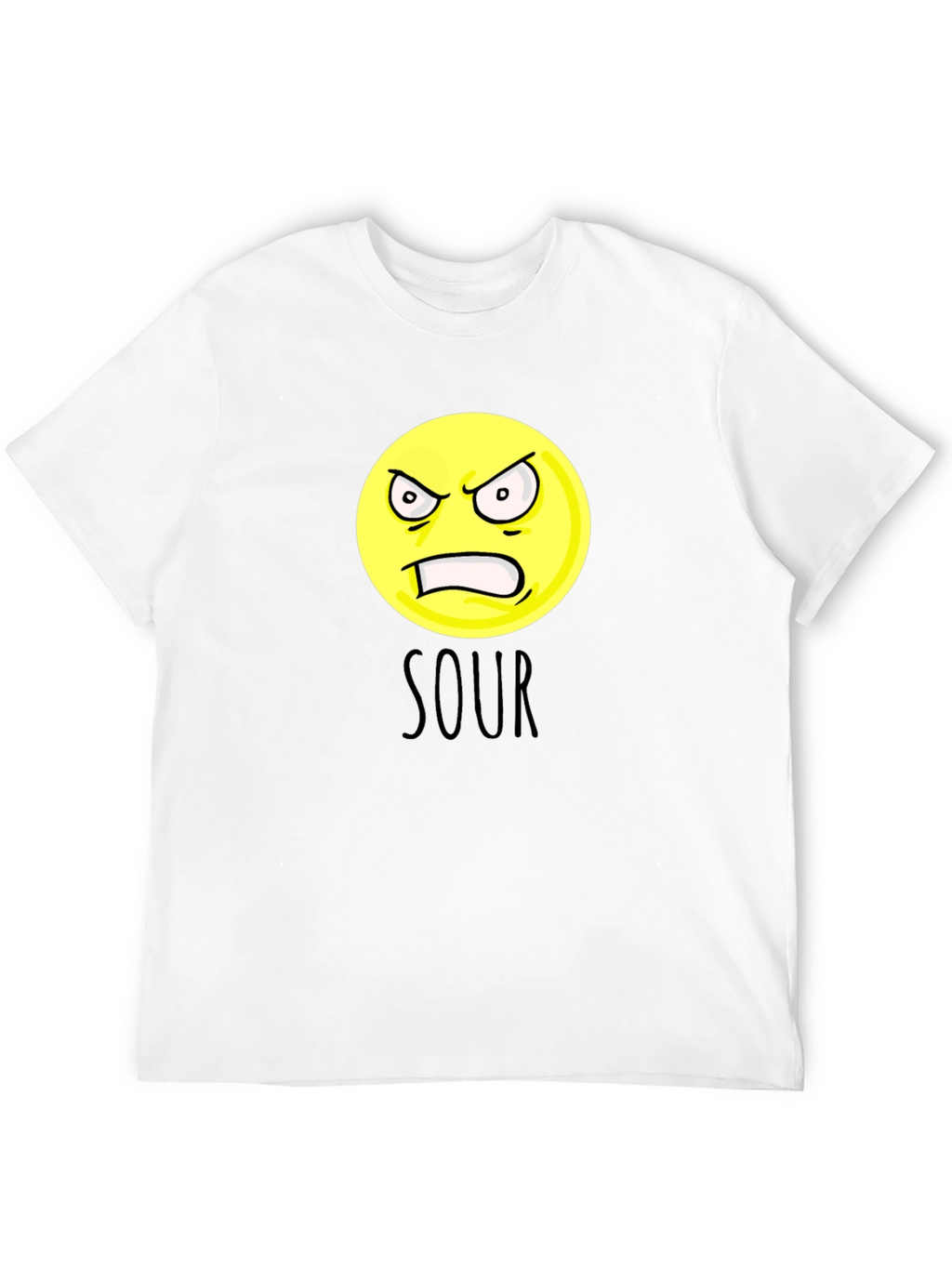 Sour Emoji Graphic T-Shirt - Unisex Cotton Tee