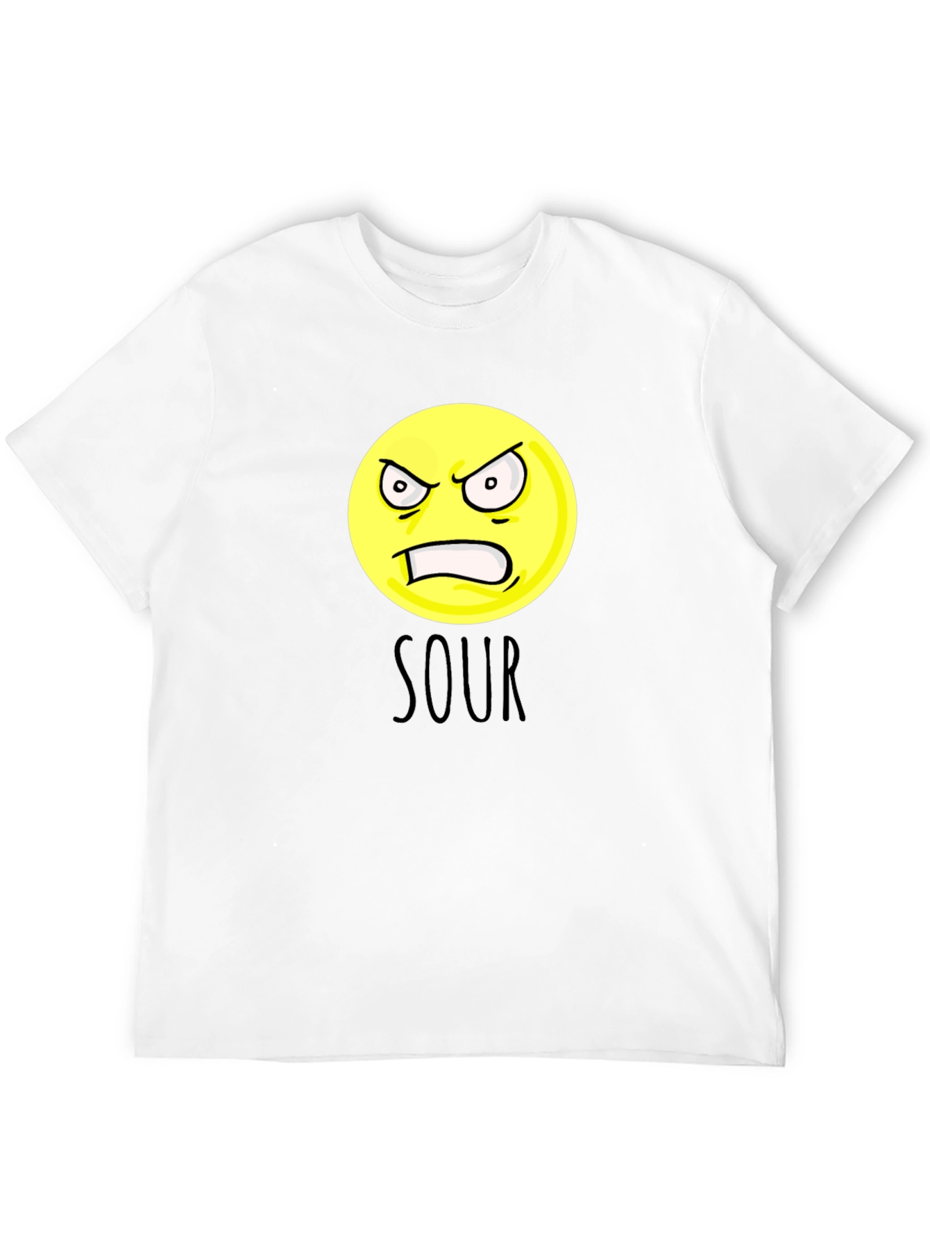 Sour Emoji Graphic T-Shirt - Unisex Cotton Tee