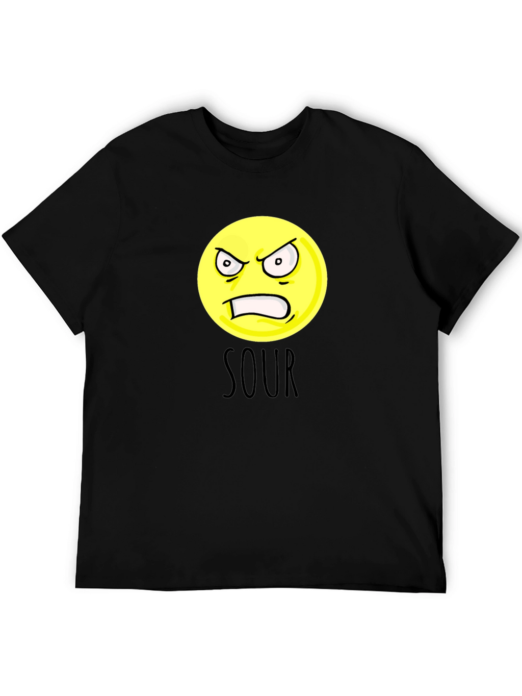 Sour Emoji Graphic T-Shirt - Unisex Cotton Tee