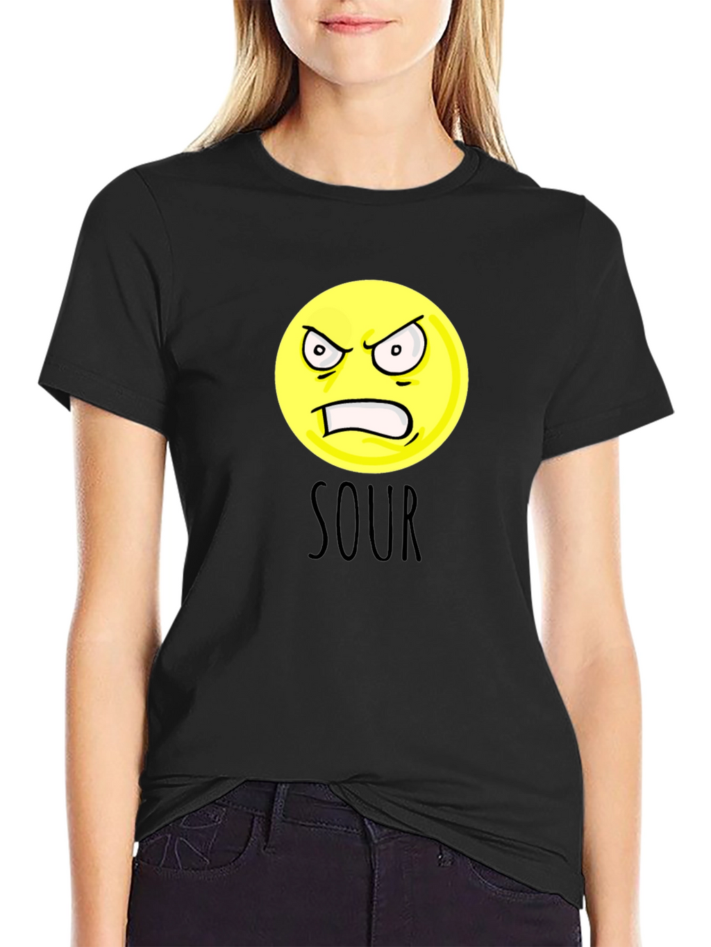 Sour Emoji Graphic T-Shirt - Unisex Cotton Tee