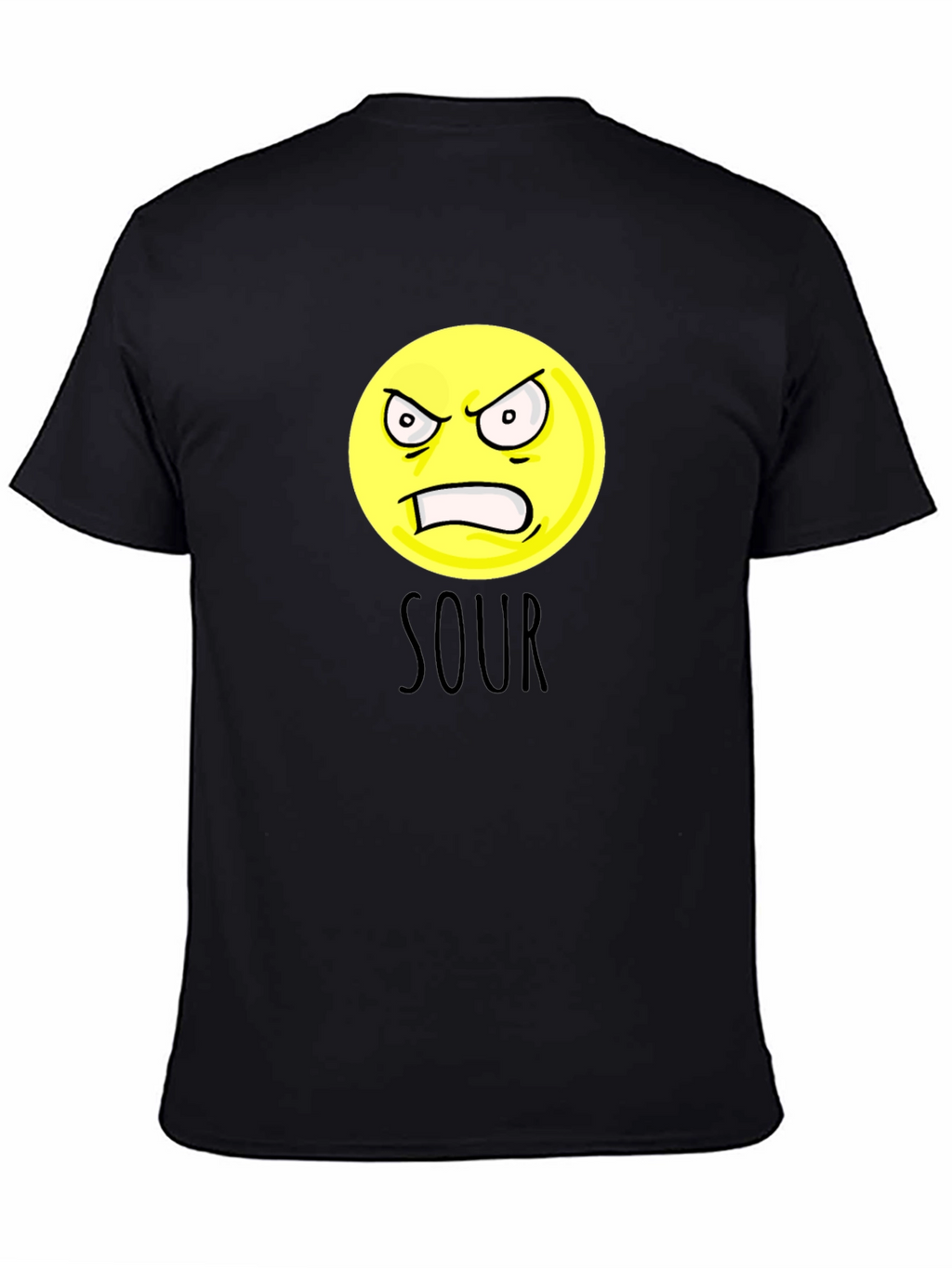 Sour Emoji Graphic T-Shirt - Unisex Cotton Tee