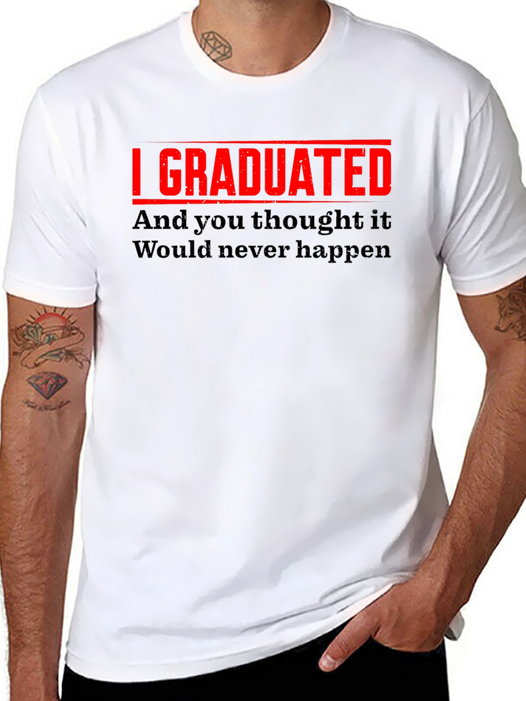 I Graduated Funny Graduation T-Shirt