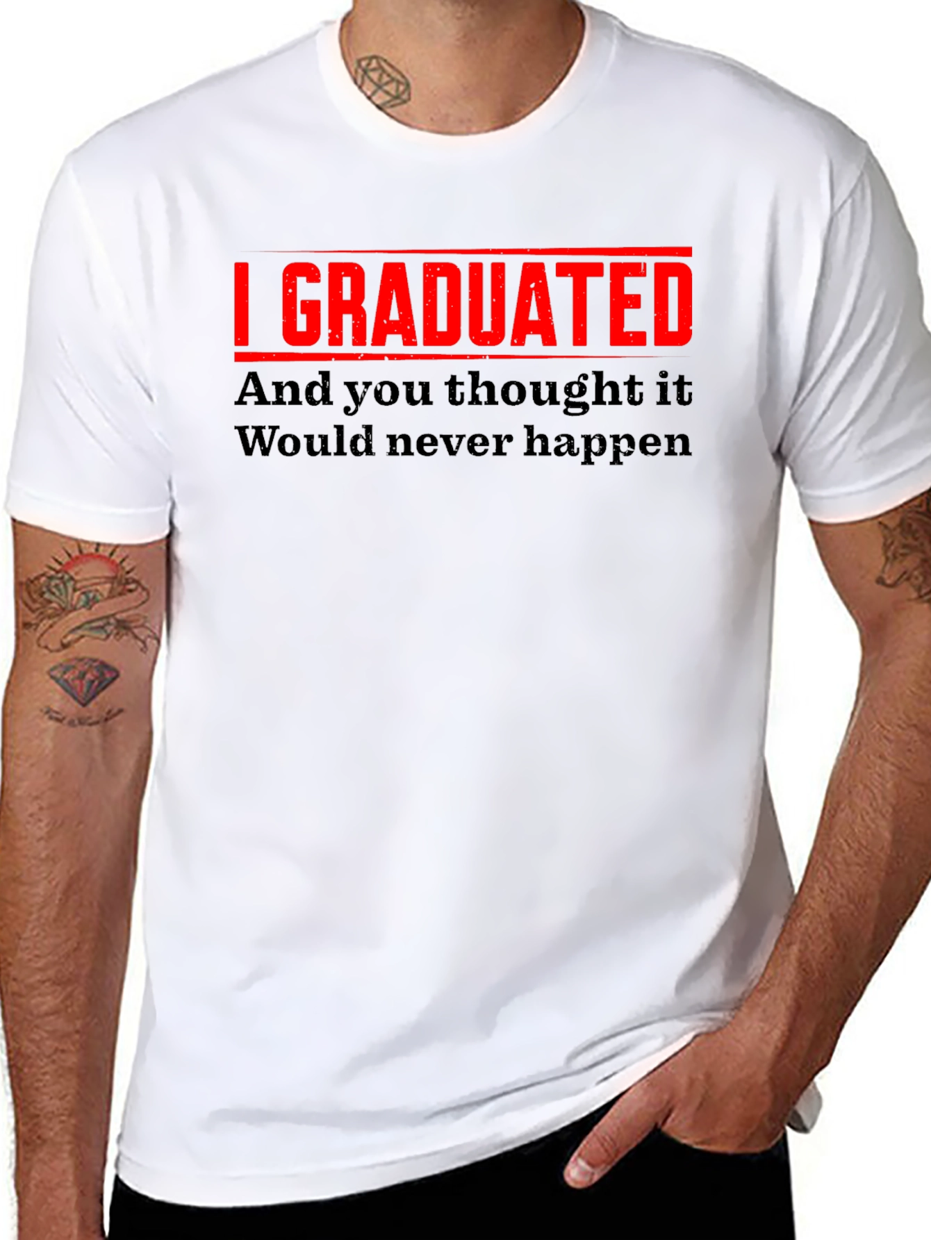 I Graduated Funny Graduation T-Shirt